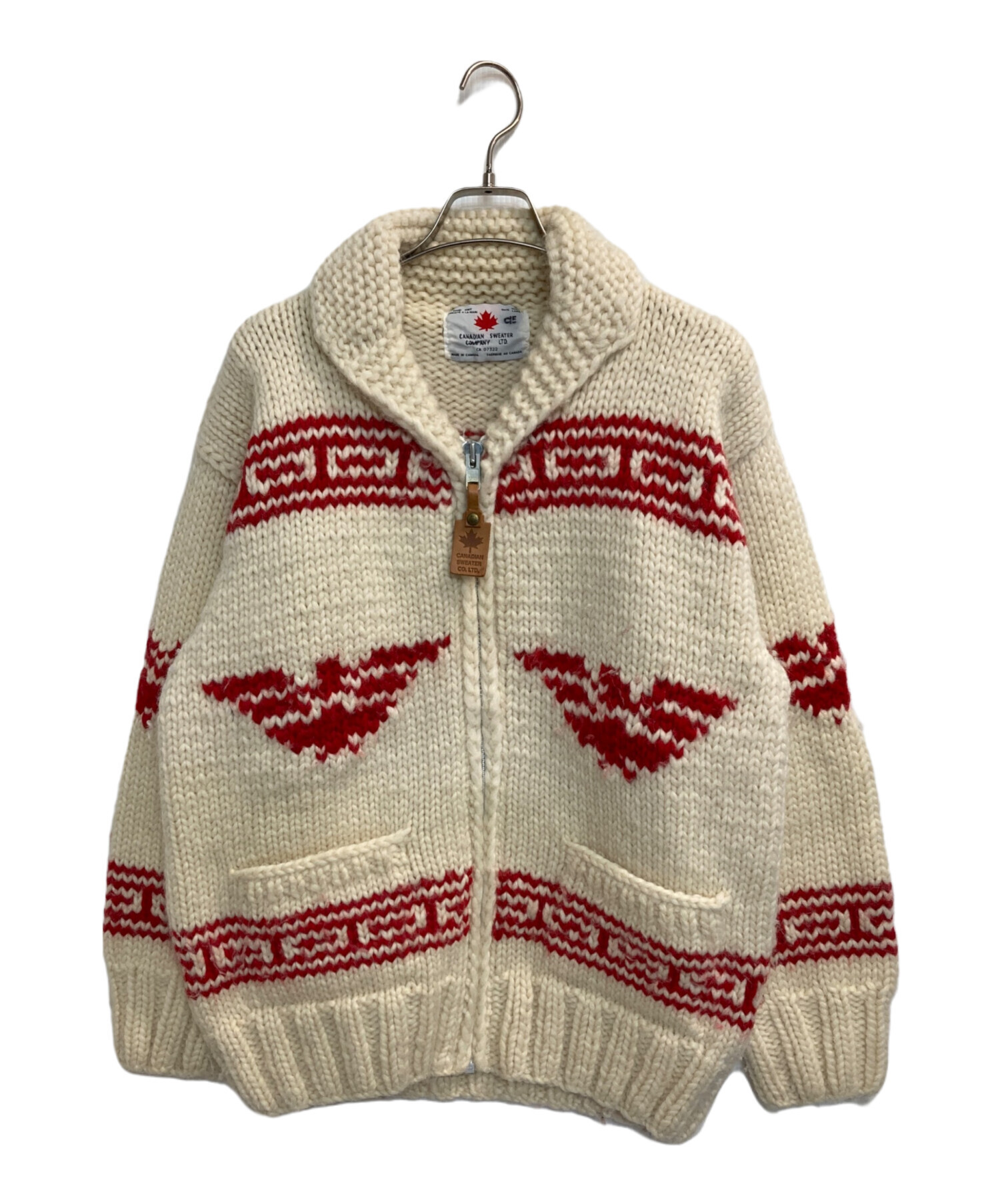 カナディアンセーター　カウチンセーター　アウター　ジャケット　ブランド　レザー 中古・古着通販】CANADIAN SWEATER (カナディアンセーター) カウチン