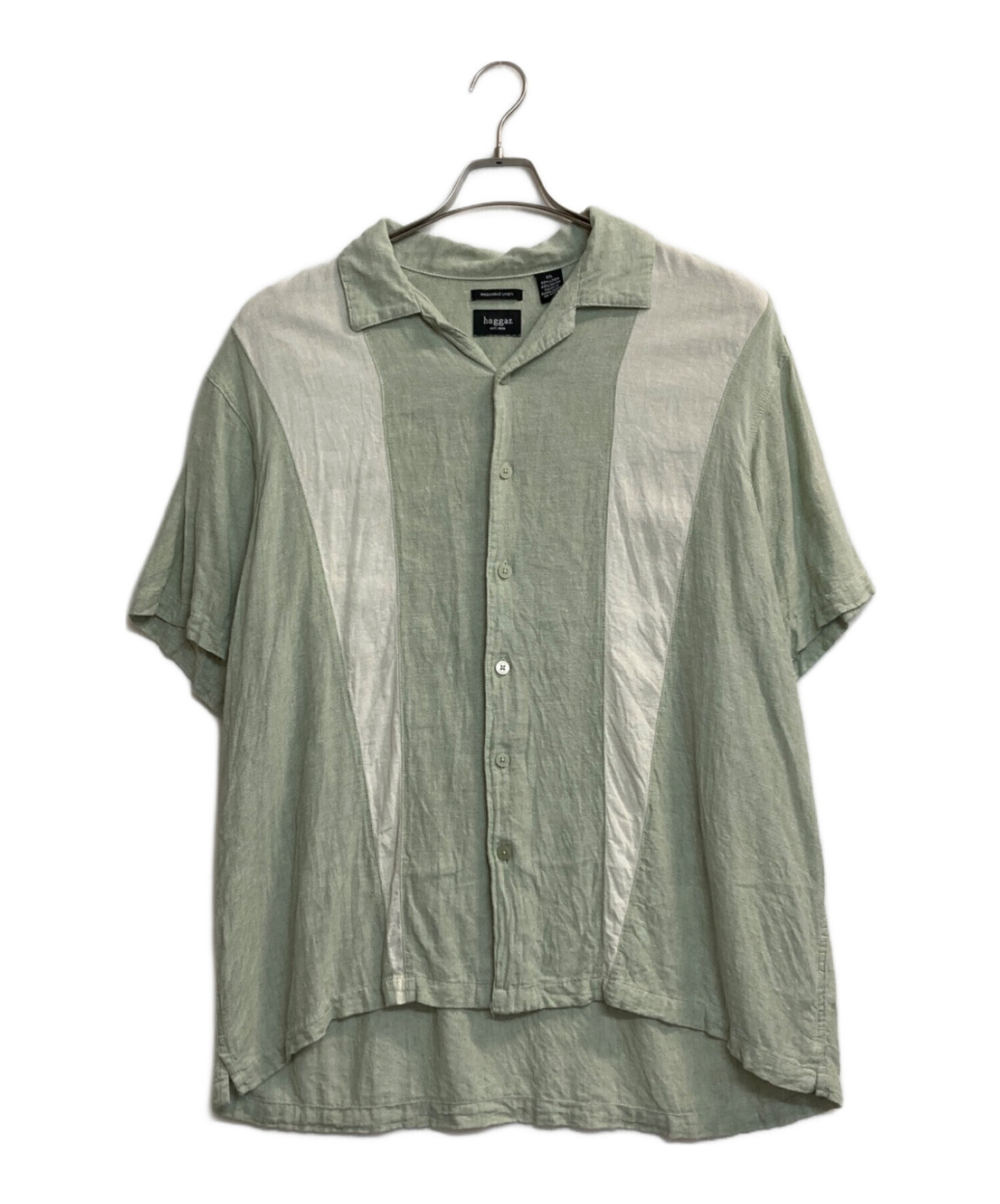 はりーページ 中古・古着通販】HAGGAR (ハガー) LINEN S/S SHIRTS リネンS/Sシャツ