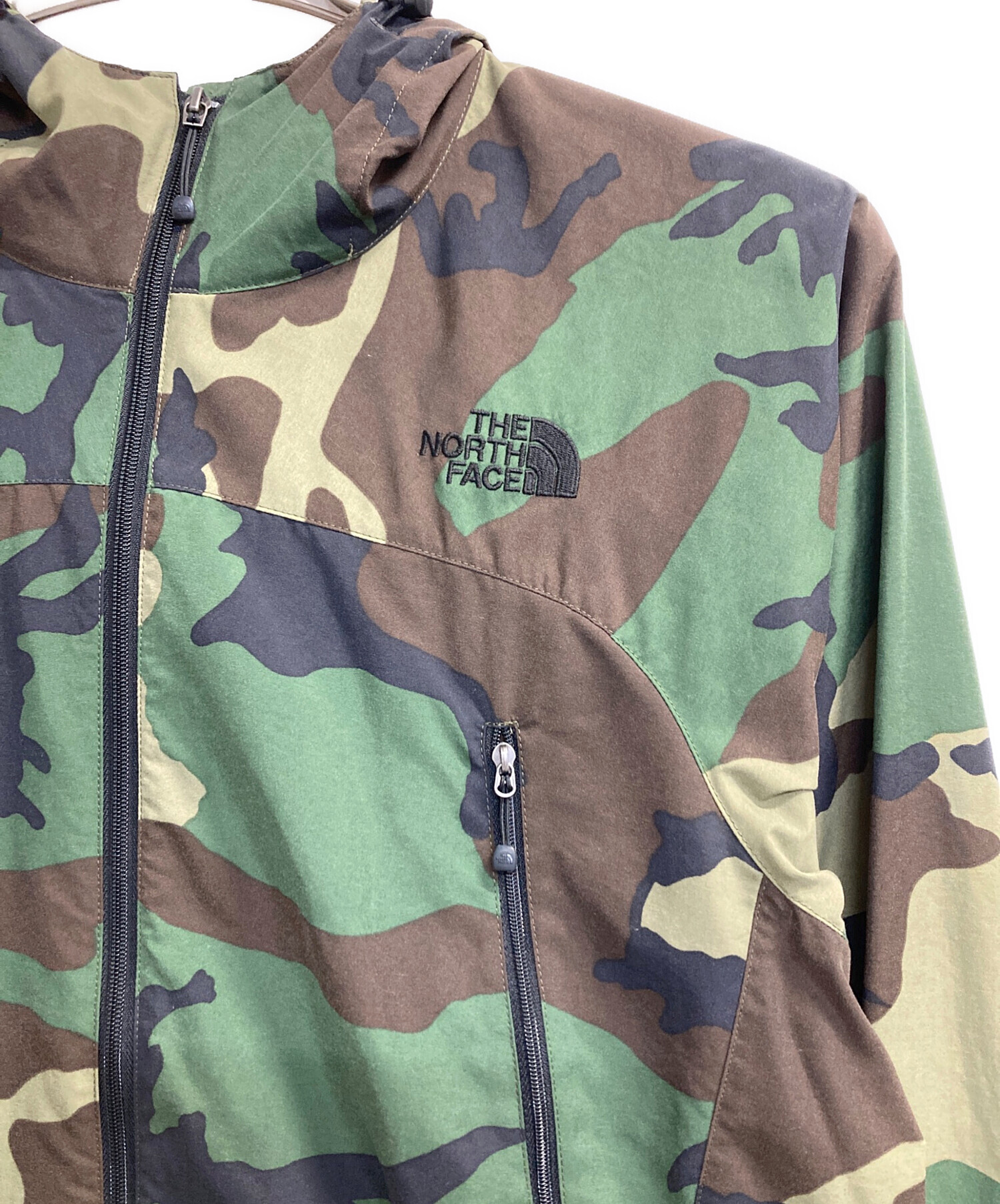THE NORTH FACE ノースフェイス MA-1 迷彩カーキ 中古・古着通販】THE NORTH FACE (ザ ノース フェイス) コンパクト