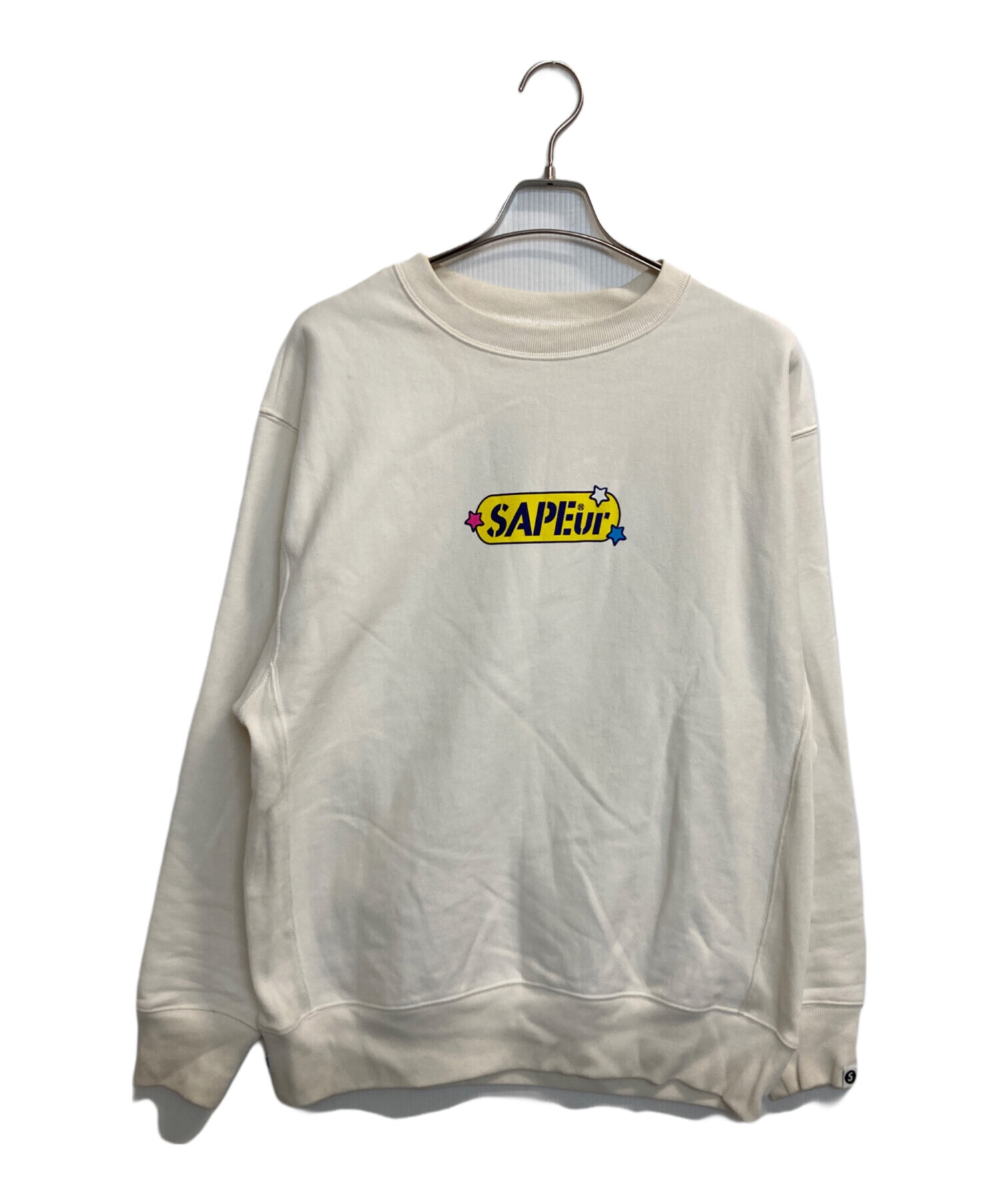中古・古着通販】SAPEur (サプール) スウェット ホワイト サイズ:XL