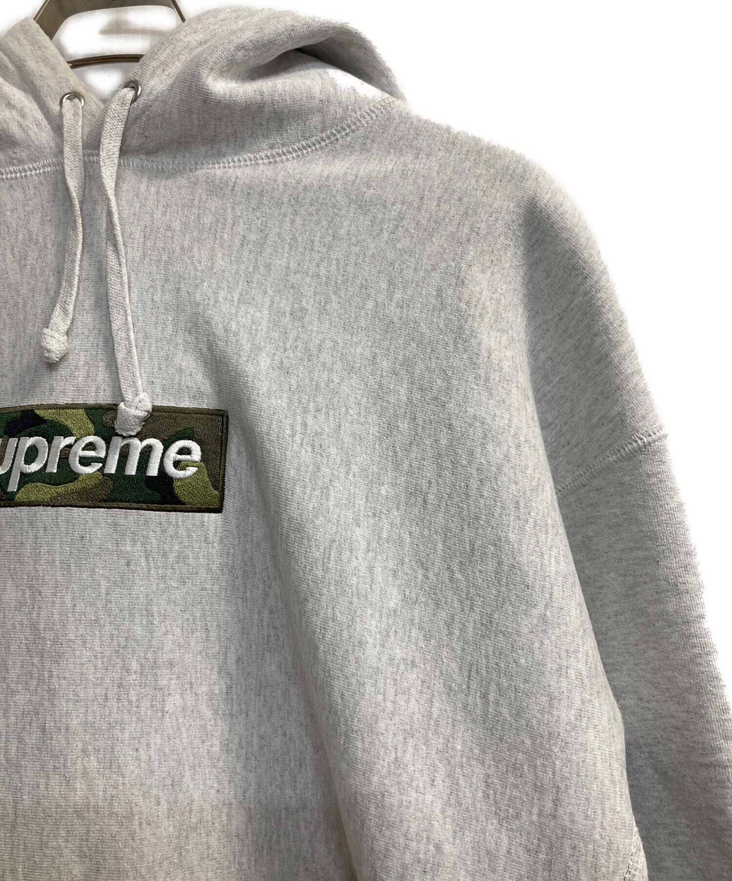 【新品未使用】supreme シュプリーム パーカー グレー 23fw L 中古・古着通販】SUPREME (シュプリーム) 23FW Box Logo Hooded