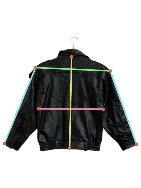 中古・古着通販】ZARA (ザラ) フェイクレザージャケット ブラック