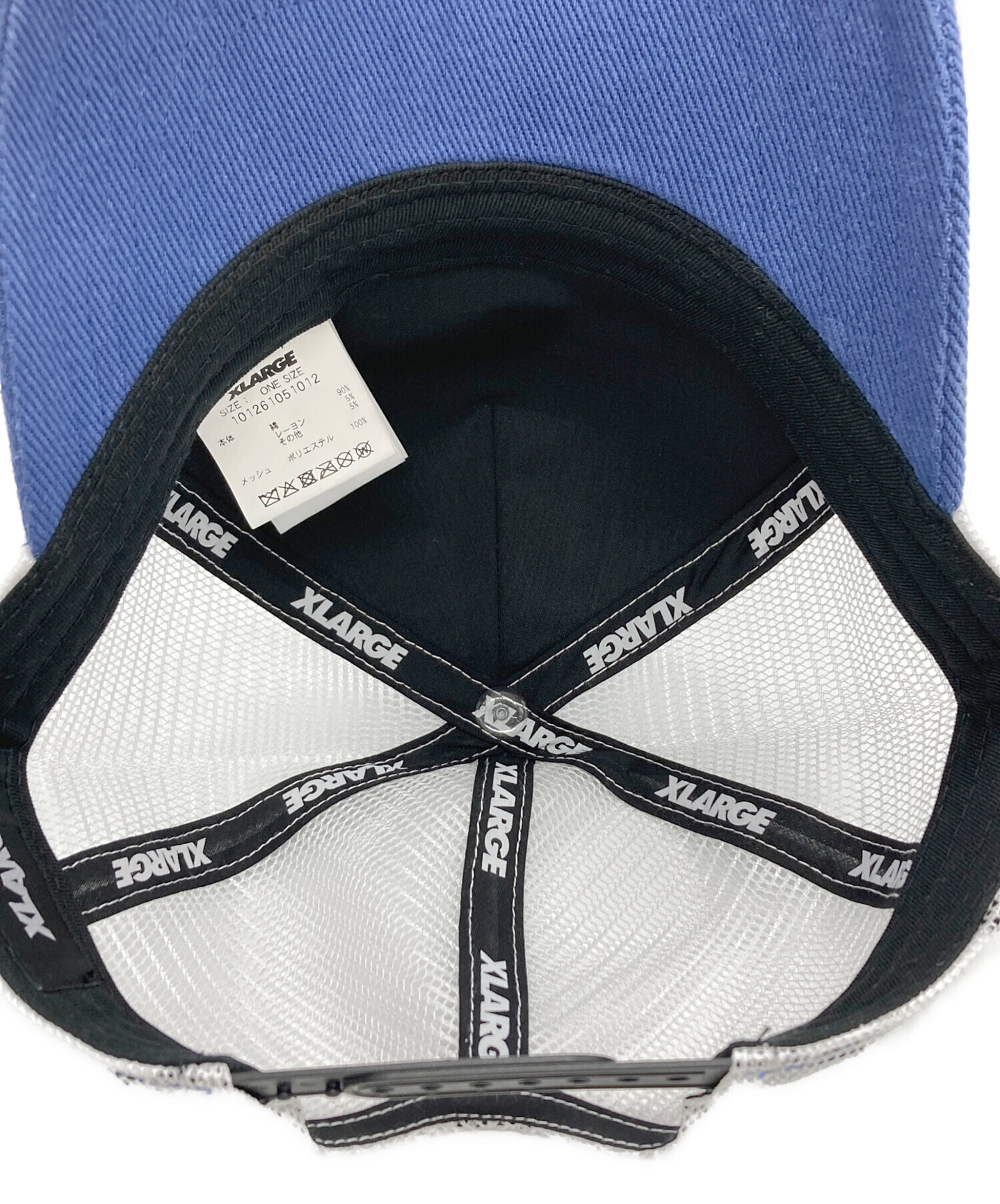 中古・古着通販】XLARGE (エクストララージ) RHINESTONE LOGO MESH CAP
