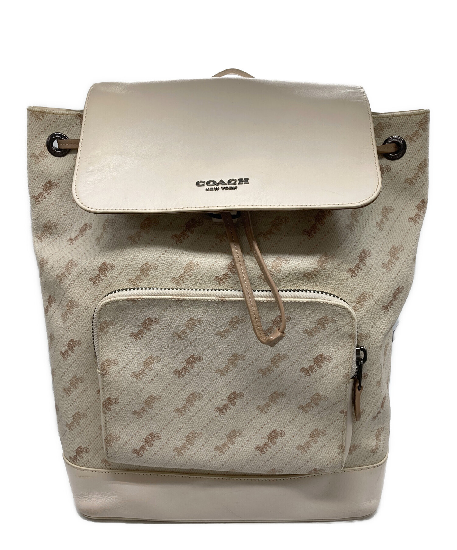 中古・古着通販】COACH (コーチ) リュック アイボリー｜ブランド・古着