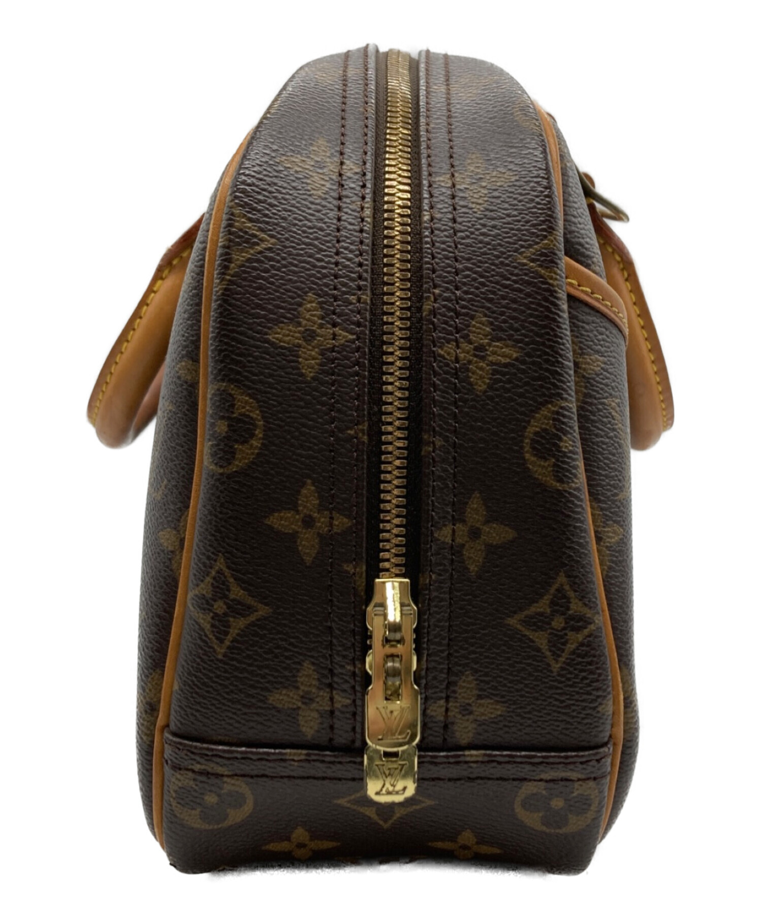 Louis Vuitton ブラウン ハンドバッグ 中古・古着通販】LOUIS VUITTON (ルイ ヴィトン) ハンドバッグ