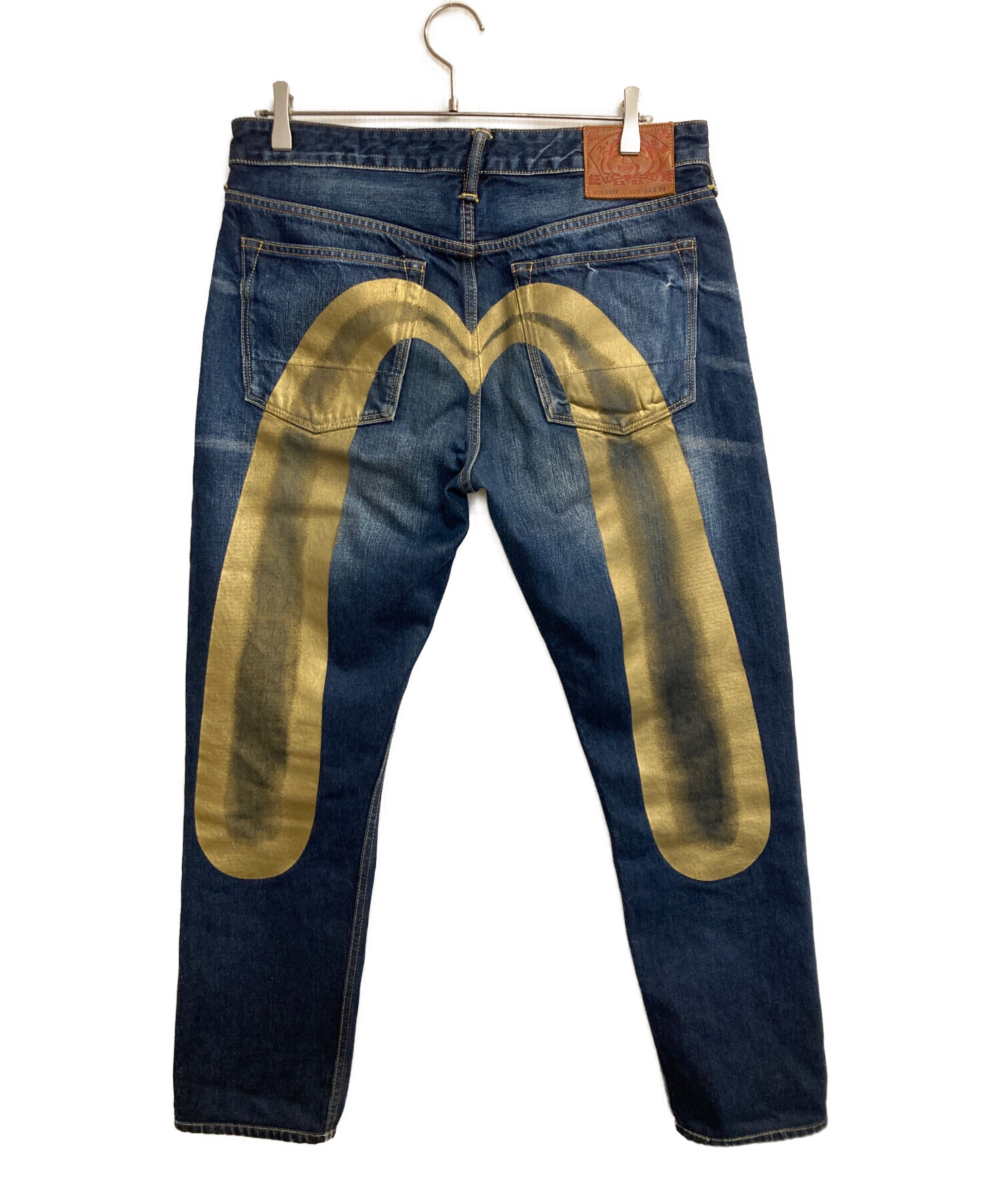 初期　エビス　カモメポケット　デニム　ヴィンテージ　バック EVIS 中古・古着通販】EVISU (エヴィス) 2017 バックゴールドカモメデニム