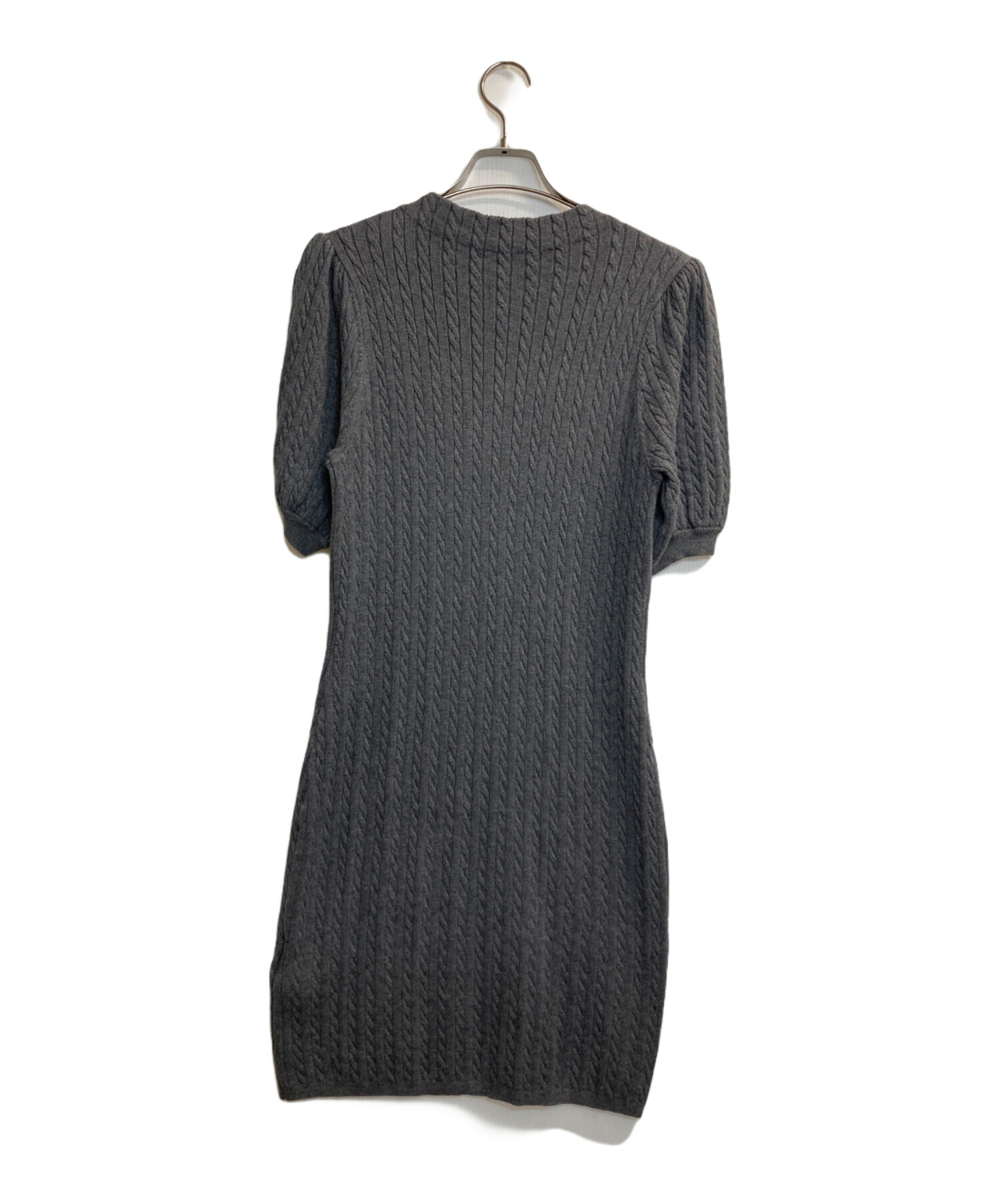 中古・古着通販】Her lip to (ハーリップトゥ) Puff Sleeve Cable Knit