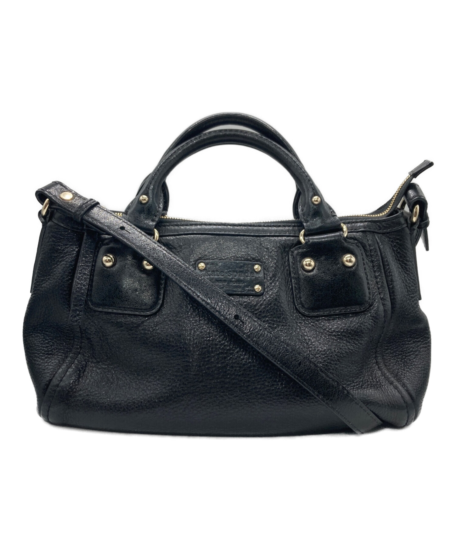 中古・古着通販】Kate Spade (ケイトスペード) レザーショルダーバッグ 