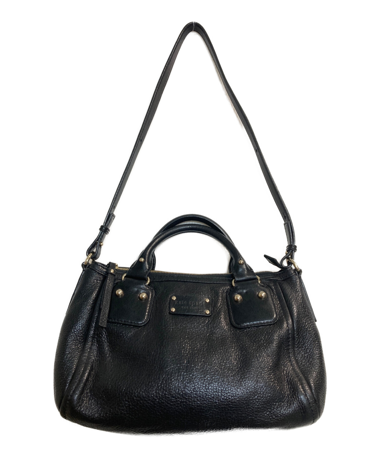 中古・古着通販】Kate Spade (ケイトスペード) レザーショルダーバッグ 