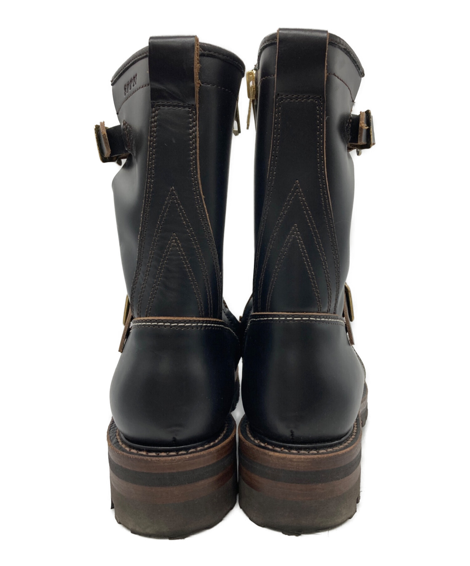 中古・古着通販】SPPN (スッピン) 9-INCH ENGINEER BOOTS ブラック 