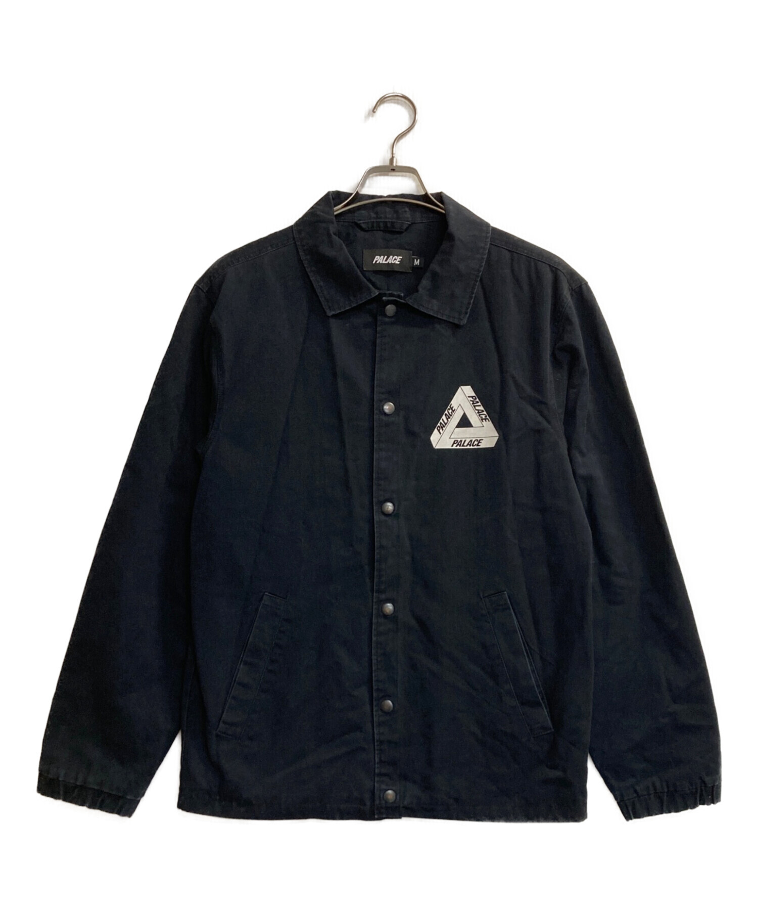 PALACE コーチジャケット ブラック XL パレス ナイロンジャケット 中古・古着通販】PALACE (パレス) Coach Jacket ブラック サイズ:M