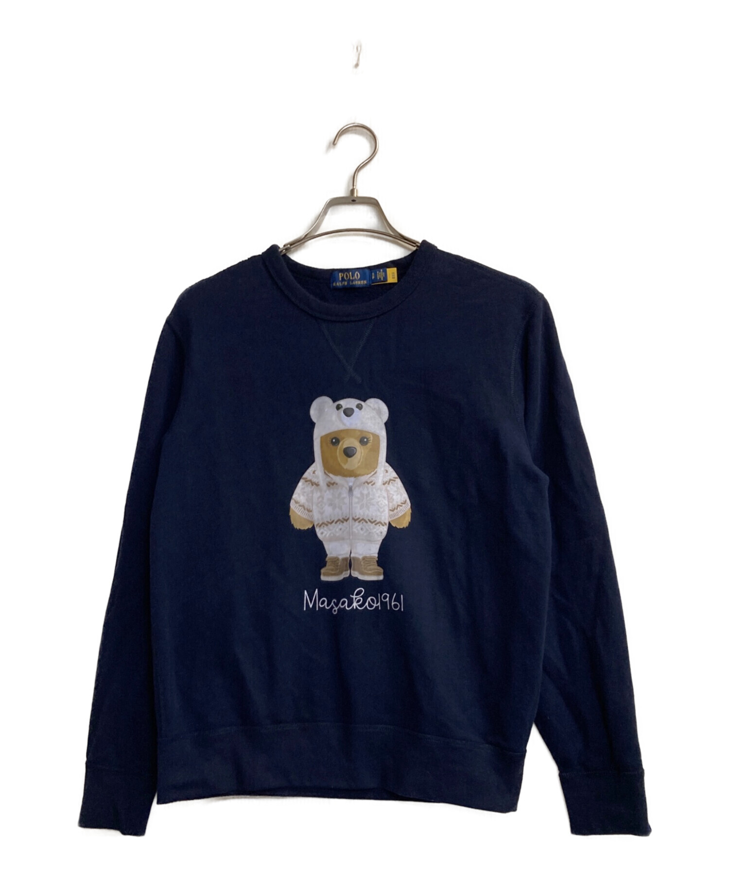 ポロラルフローレン ベア　刺繍　トレーナー　ネイビー　160 タグ付き未使用！ 中古・古着通販】POLO RALPH LAUREN (ポロ・ラルフローレン) ポロベア