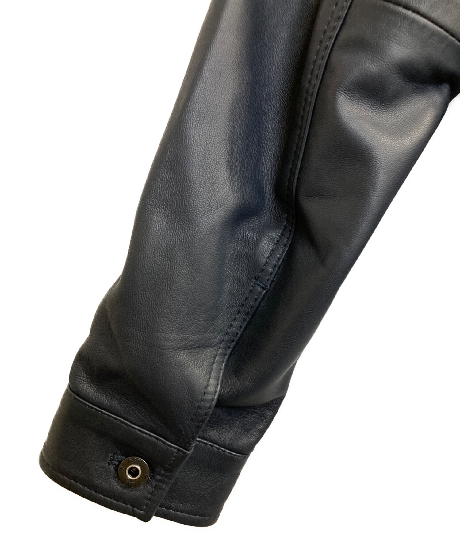 中古・古着通販】G-STAR RAW (ジースターロゥ) slim leather jkt