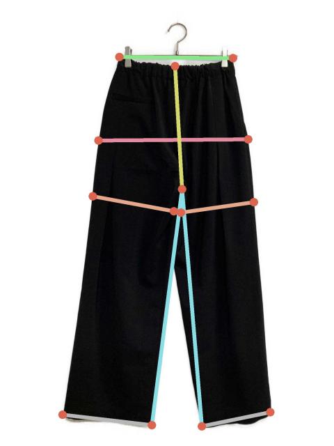 Nala ナラ　Wide Leg Swim Pants ブラック 中古・古着通販】Nala (ナラ) Wide leg swim pants ブラック サイズ:S