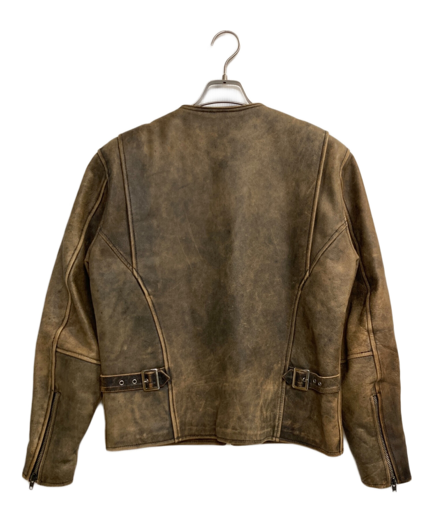 中古・古着通販】B's Leather (バイカーズレザー) ノーカラーレザー