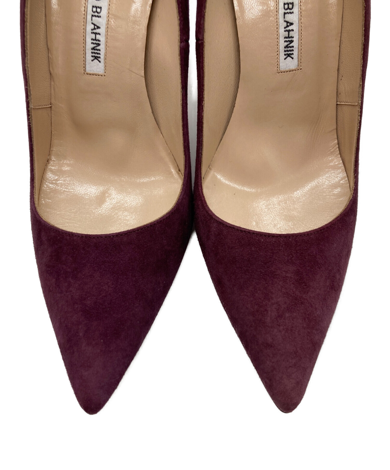 中古・古着通販】Manolo Blahnik (マノロブラニク) スエードピンヒール