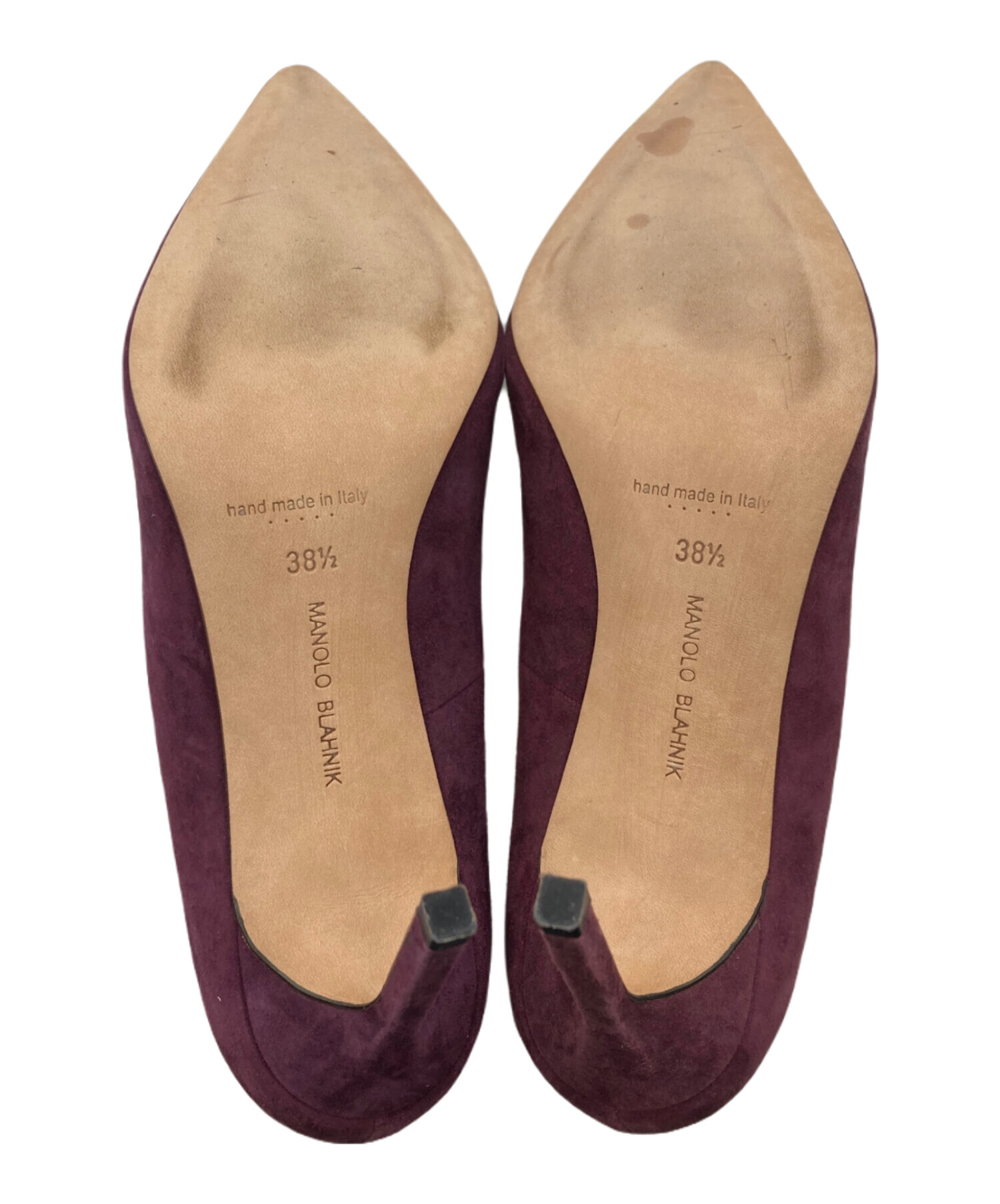中古・古着通販】Manolo Blahnik (マノロブラニク) スエードピンヒール