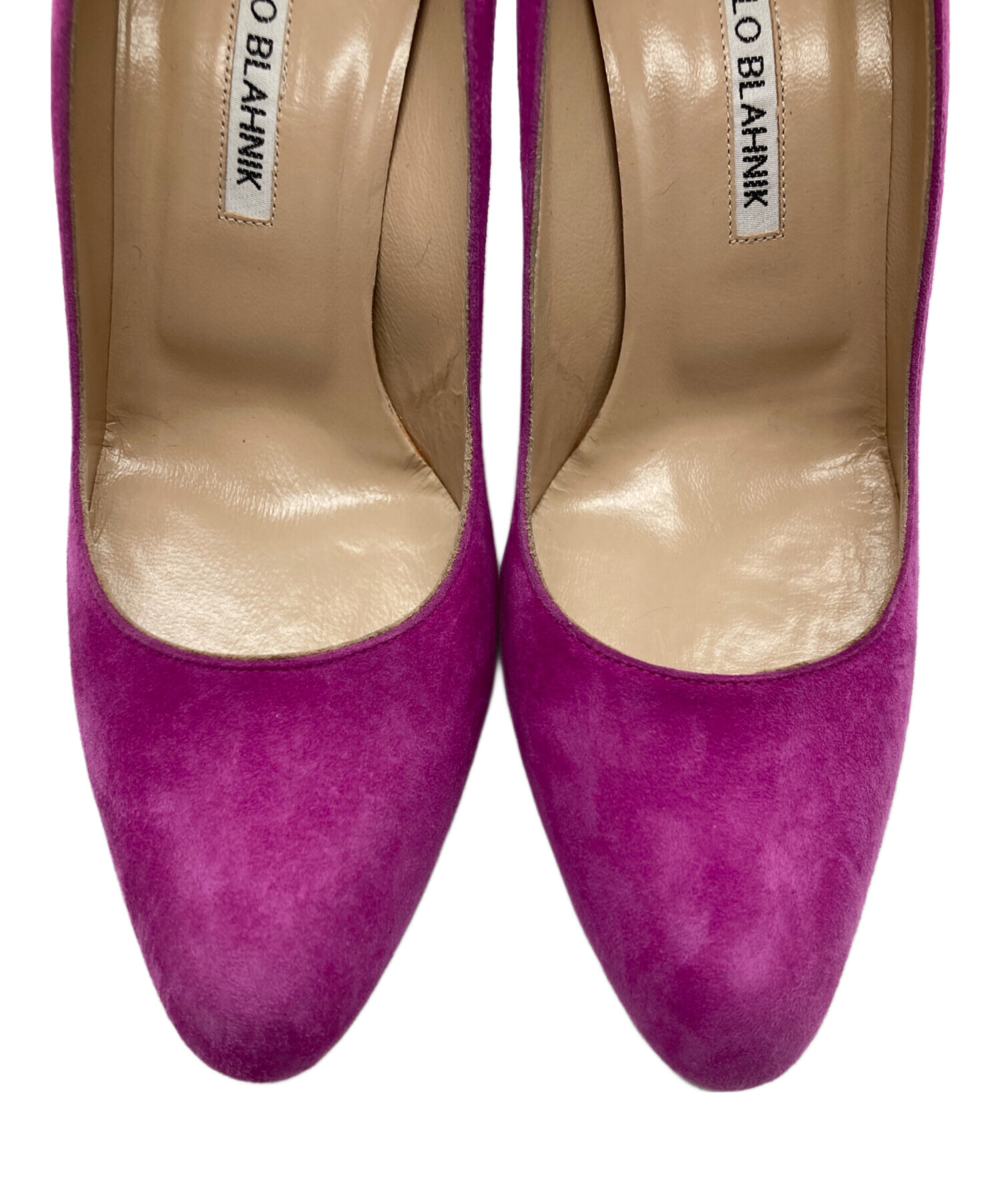 中古・古着通販】Manolo Blahnik (マノロブラニク) スエードピンヒール