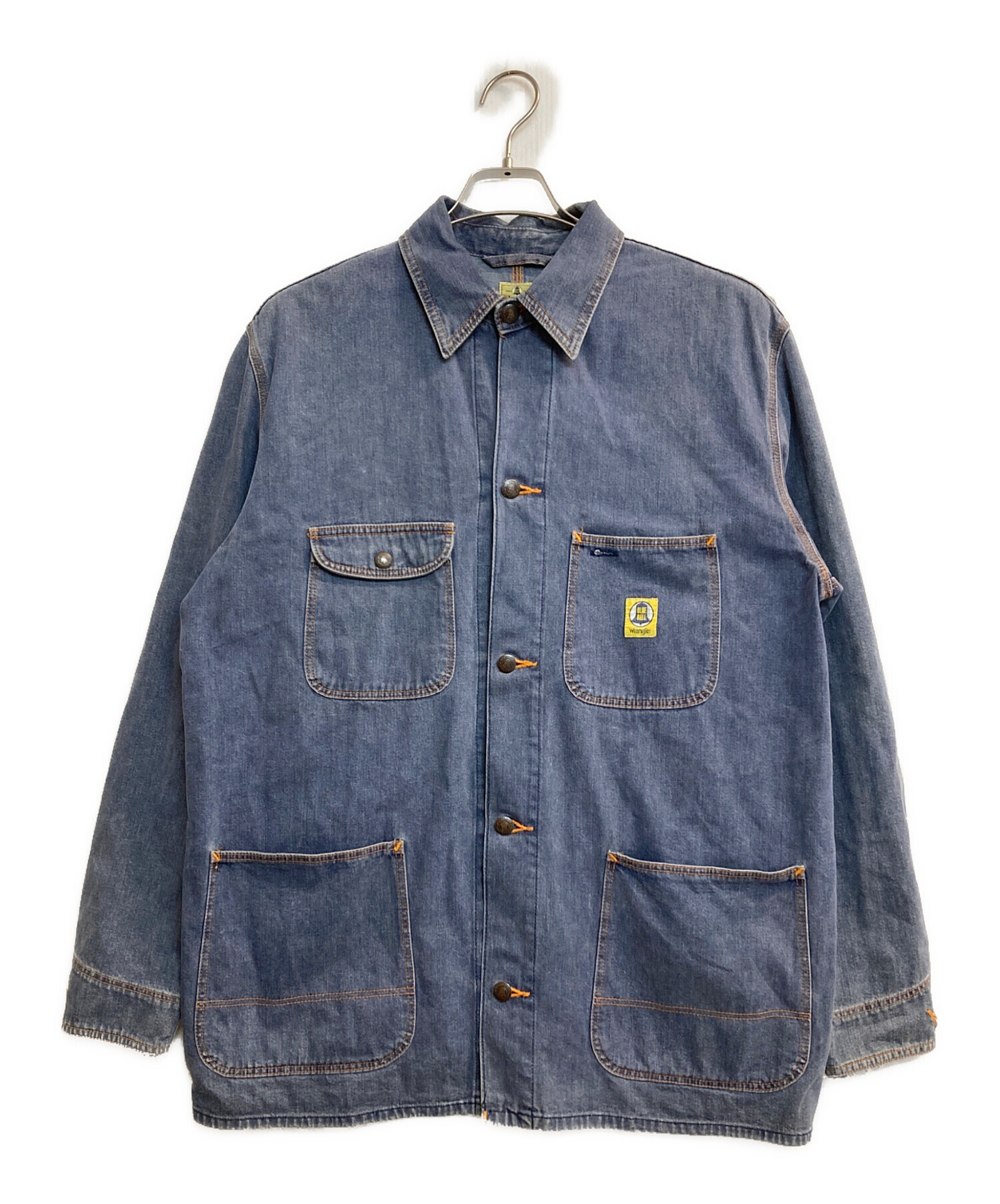 R*.様 ラングラー　カバーオール 中古・古着通販】Wrangler (ラングラー) オレンジステッチカバーオール