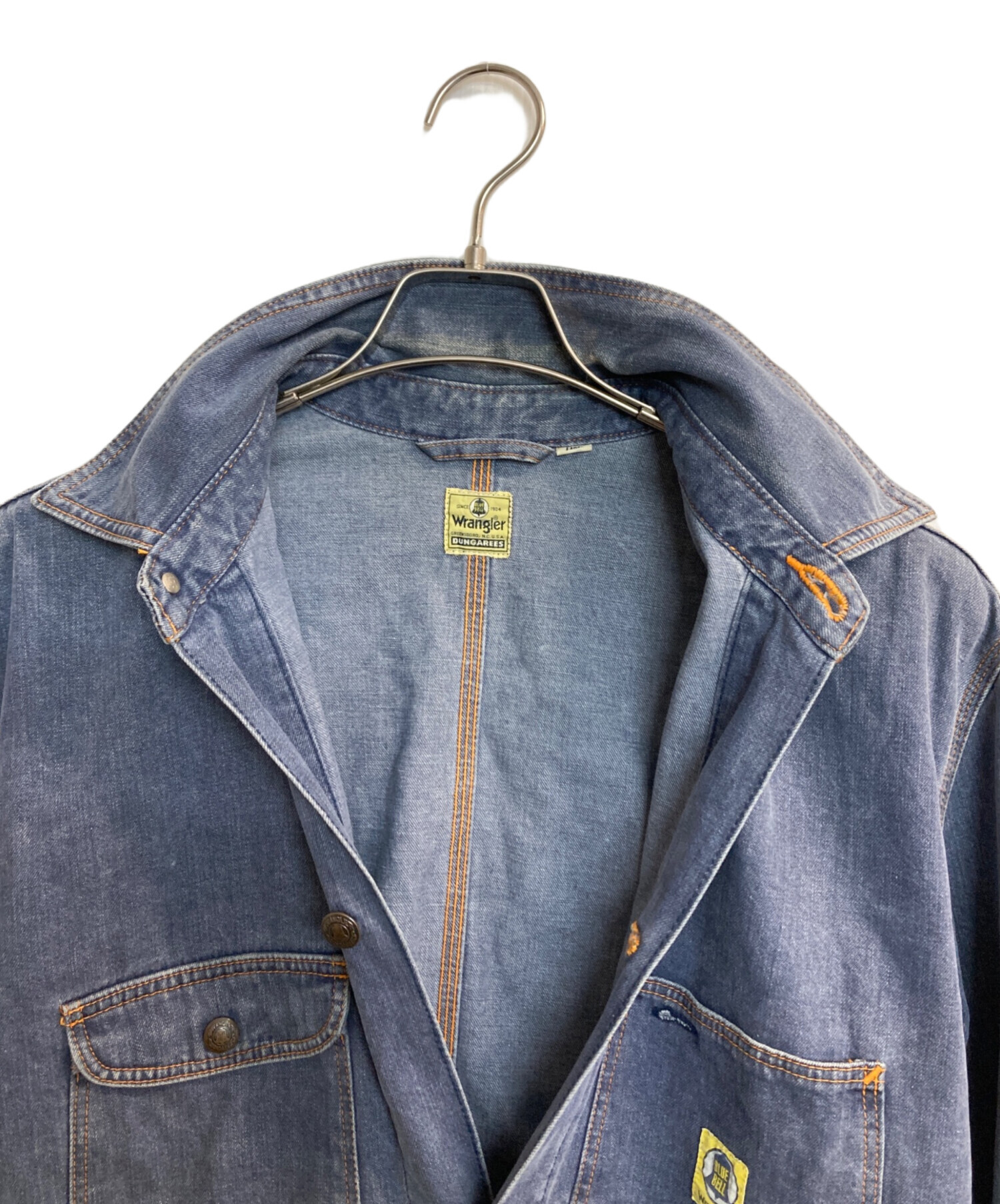 R*.様 ラングラー　カバーオール 中古・古着通販】Wrangler (ラングラー) オレンジステッチカバーオール