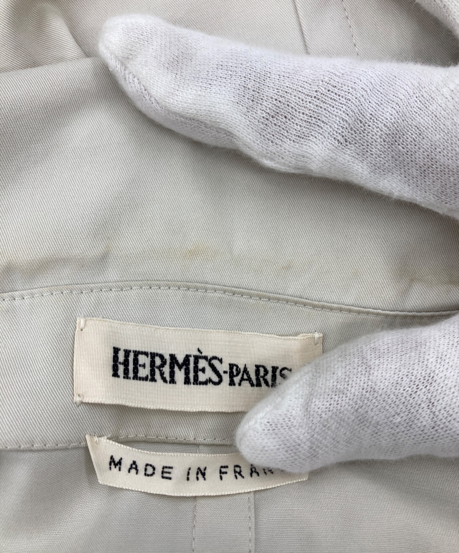 中古・古着通販】HERMES (エルメス) サファリシャツジャケット 