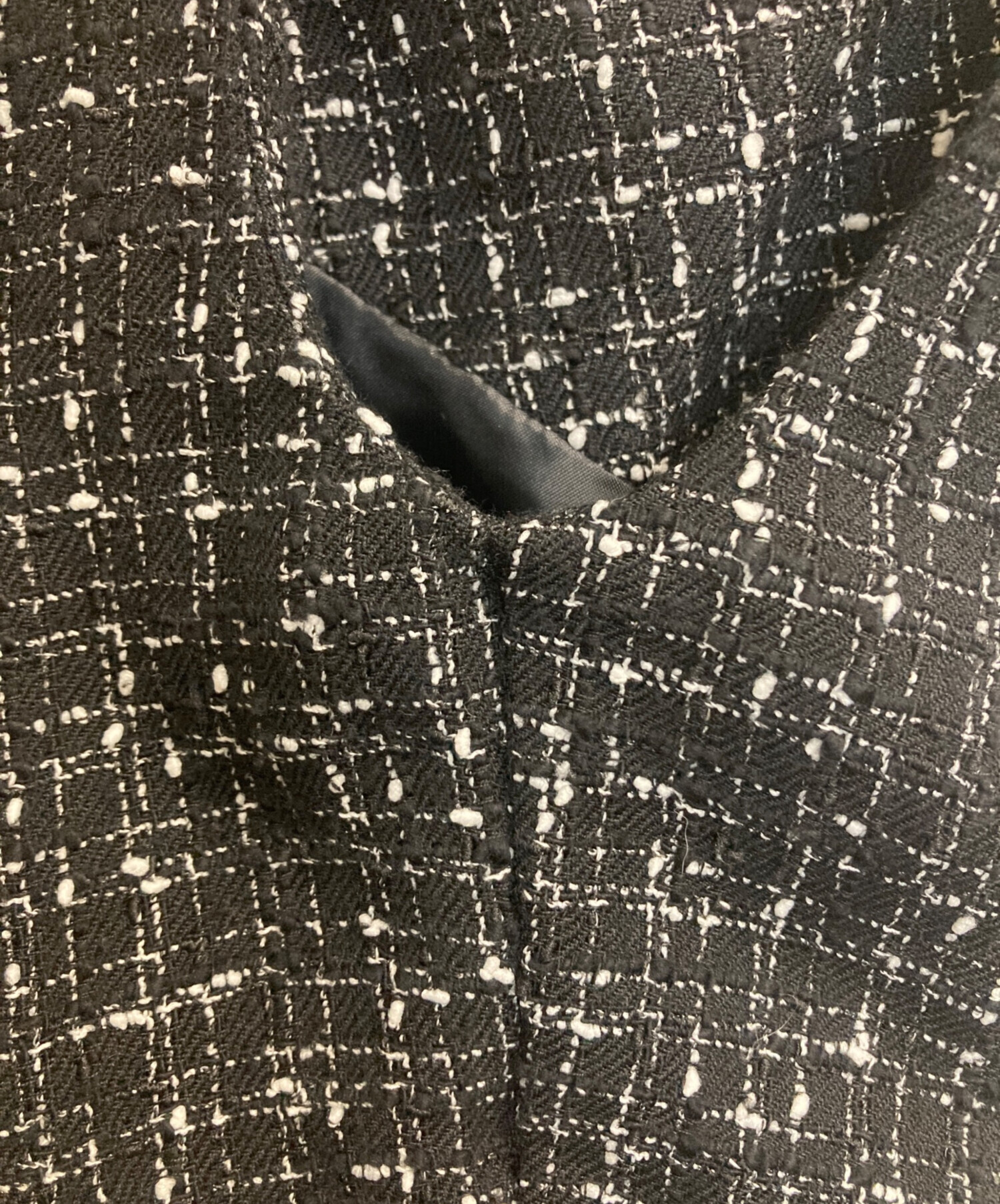中古・古着通販】BEARDSLEY (ビアズリー) ツイードフレアーワンピース