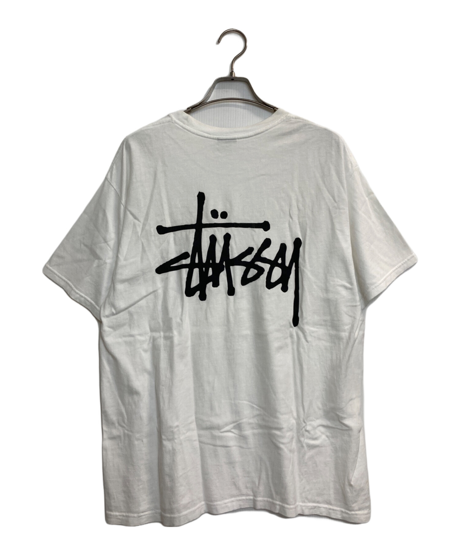 中古・古着通販】stussy (ステューシー) ロゴTシャツ ホワイト サイズ