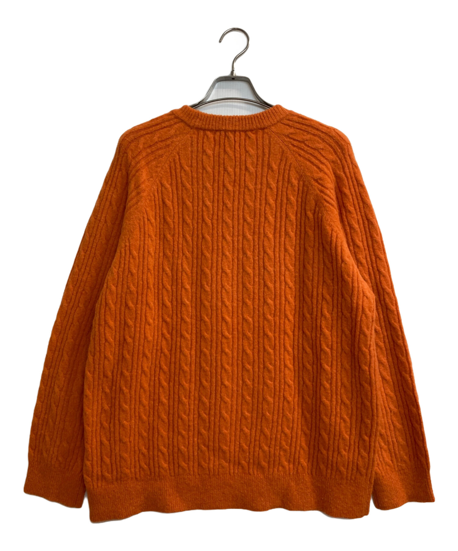 PaulSmith 25awオレンジ セーター　定価42,000円 中古・古着通販】Paul Smith (ポールスミス) アルパカブレンドケーブル