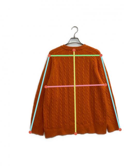 PaulSmith 25awオレンジ セーター　定価42,000円 中古・古着通販】Paul Smith (ポールスミス) アルパカブレンドケーブル