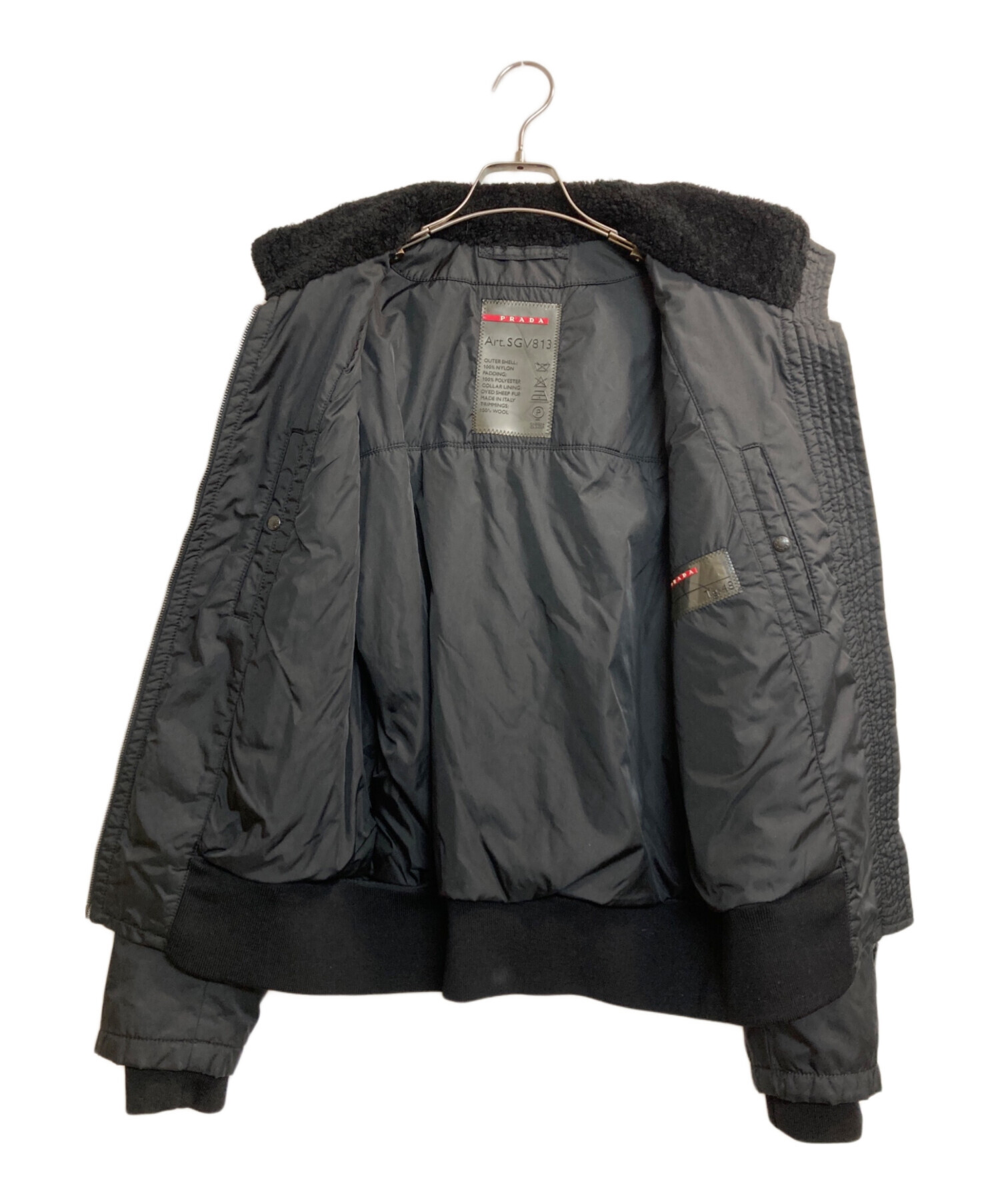 フ*ノ様 プラダスポーツ 48 中古・古着通販】PRADA SPORTS (プラダスポーツ) ナイロンボンバー
