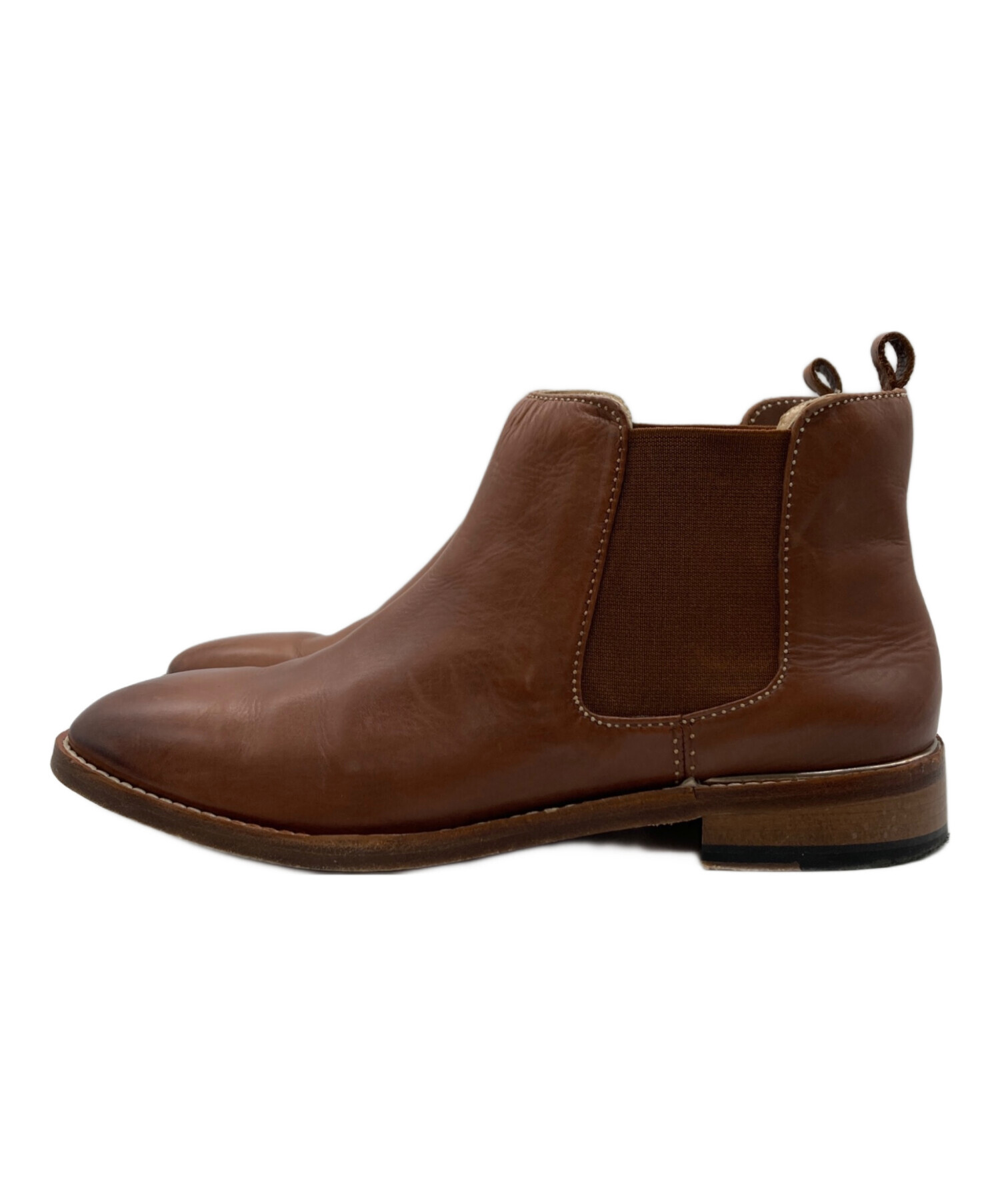 中古・古着通販】CLARKS (クラークス) レザーサイドゴアブーツ
