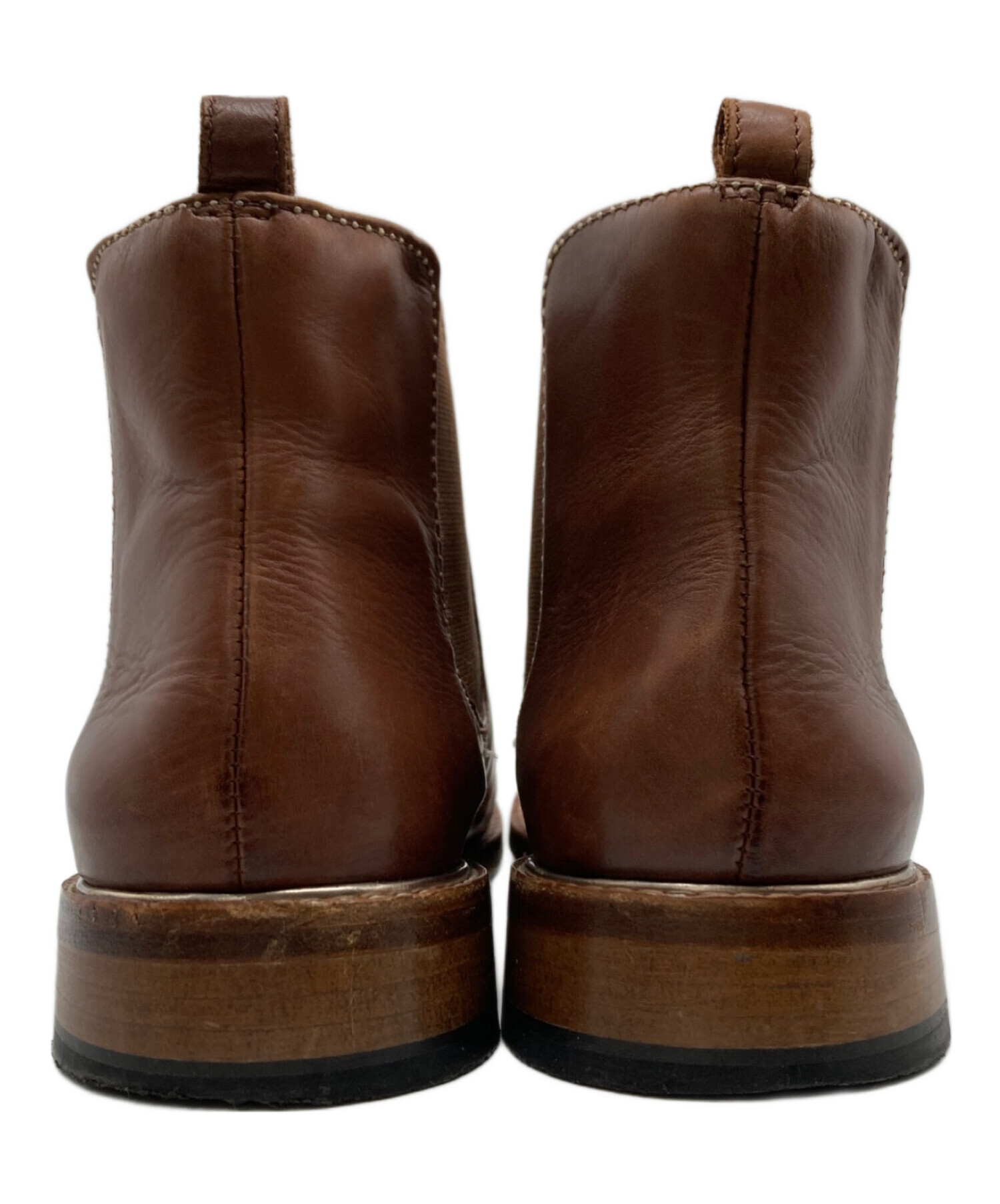 中古・古着通販】CLARKS (クラークス) レザーサイドゴアブーツ