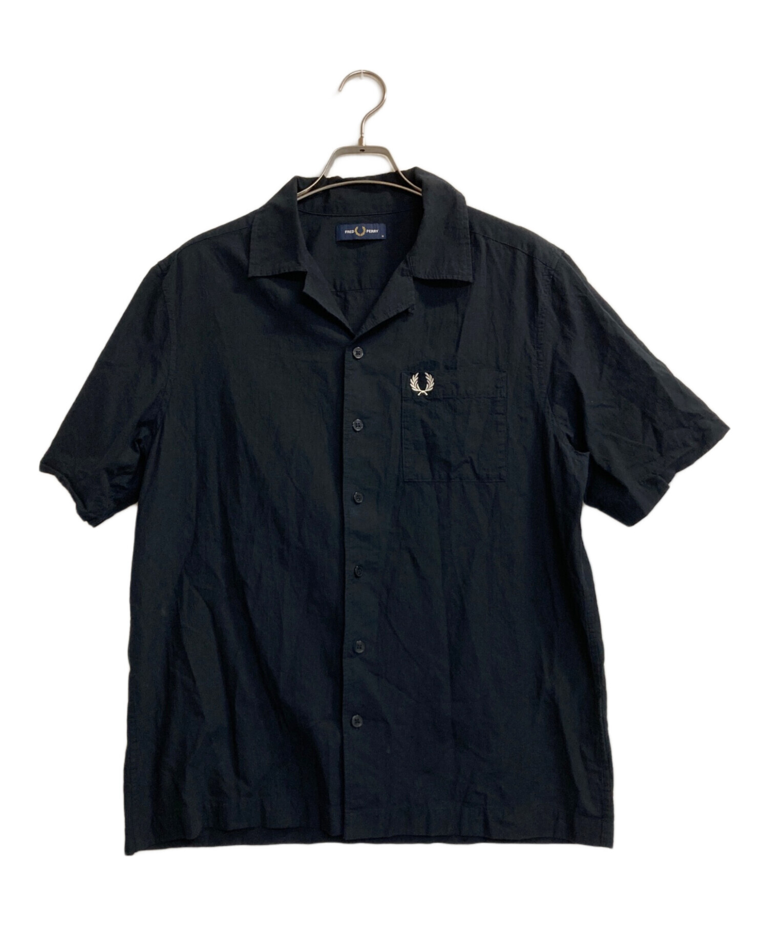 中古・古着通販】FRED PERRY (フレッドペリー) 胸ロゴオープンカラー