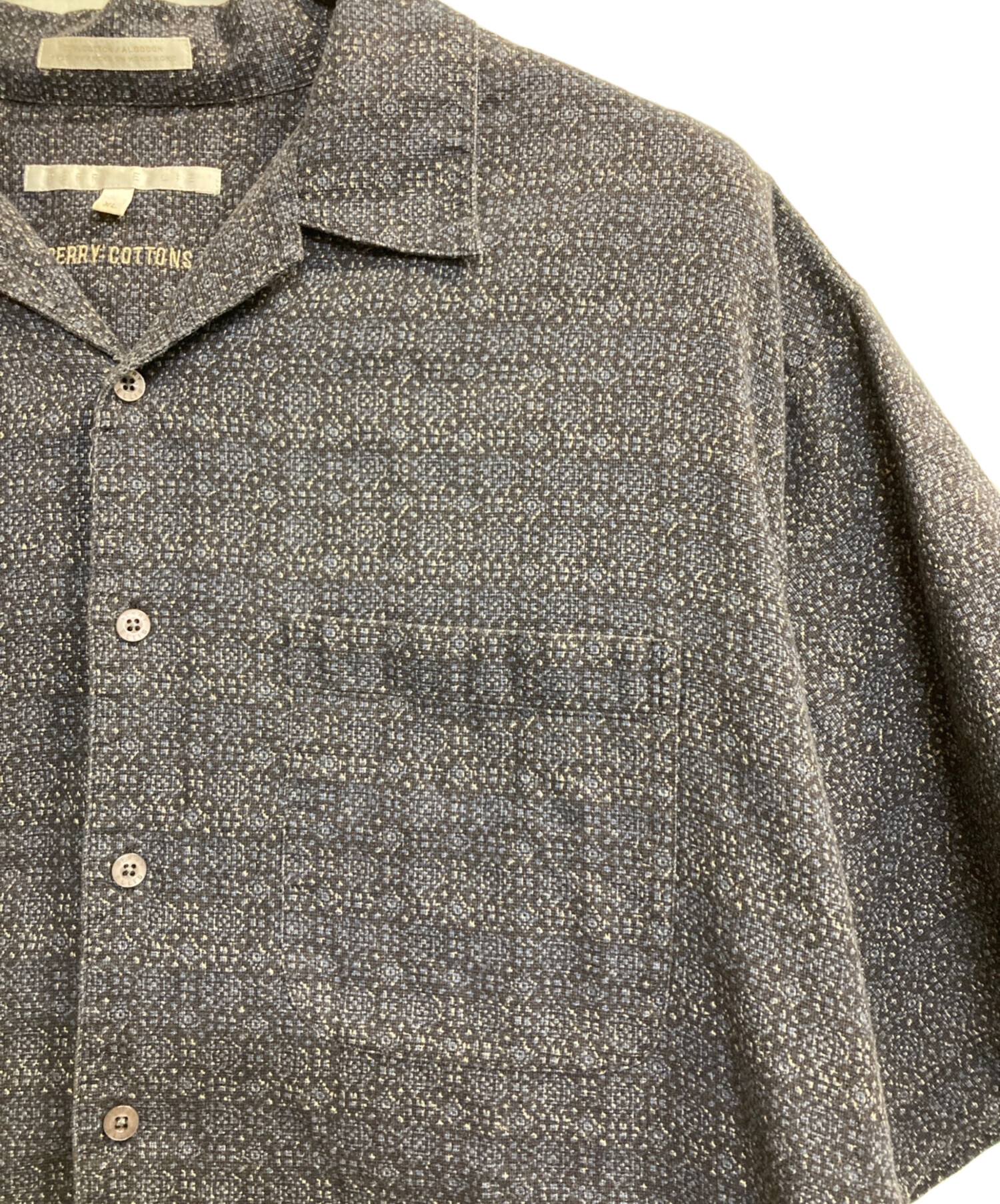 中古・古着通販】PERRY ELLIS (ペリーエリス) 90s cotton open coller