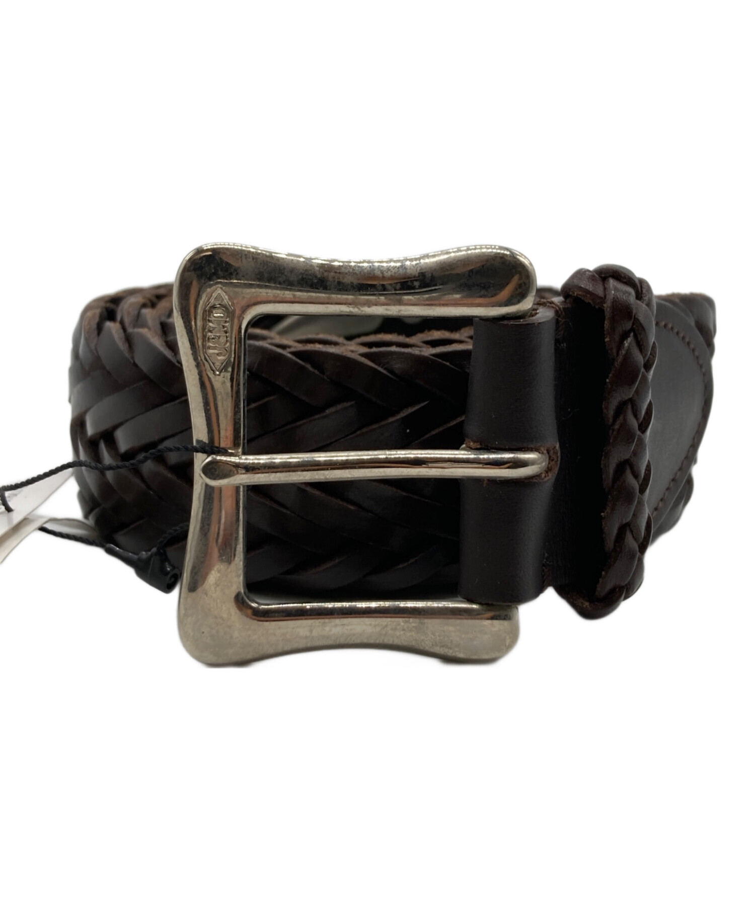 J&M davidson レザー ダークブラウン　メッシュ ベルト 中古・古着通販】J&M DAVIDSON (ジェイ＆エム デヴィッドソン) レザー