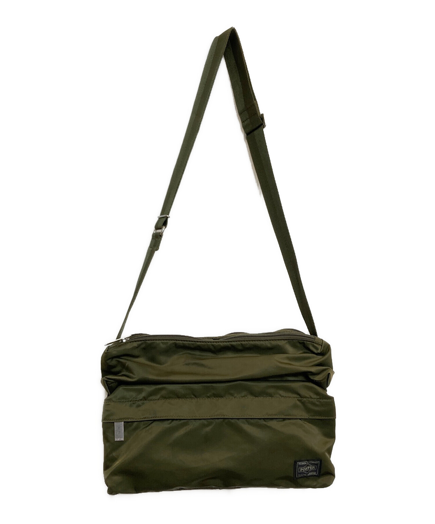 中古・古着通販】PORTER (ポーター) ショルダーバッグ カーキ