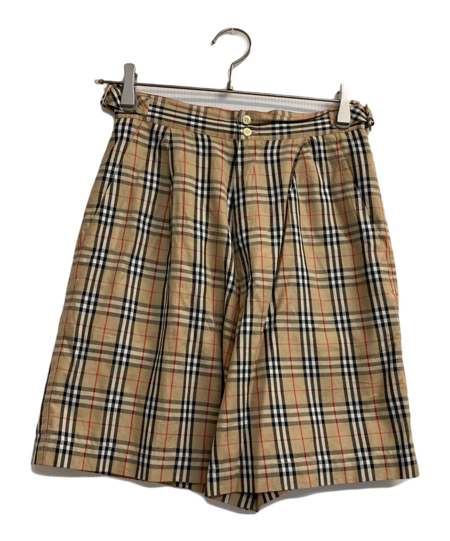 【美品】バーバリー ノバチェック ハーフパンツ ベージュ サイズM 中古・古着通販】Burberry's (バーバリーズ) ノヴァチェックハーフ