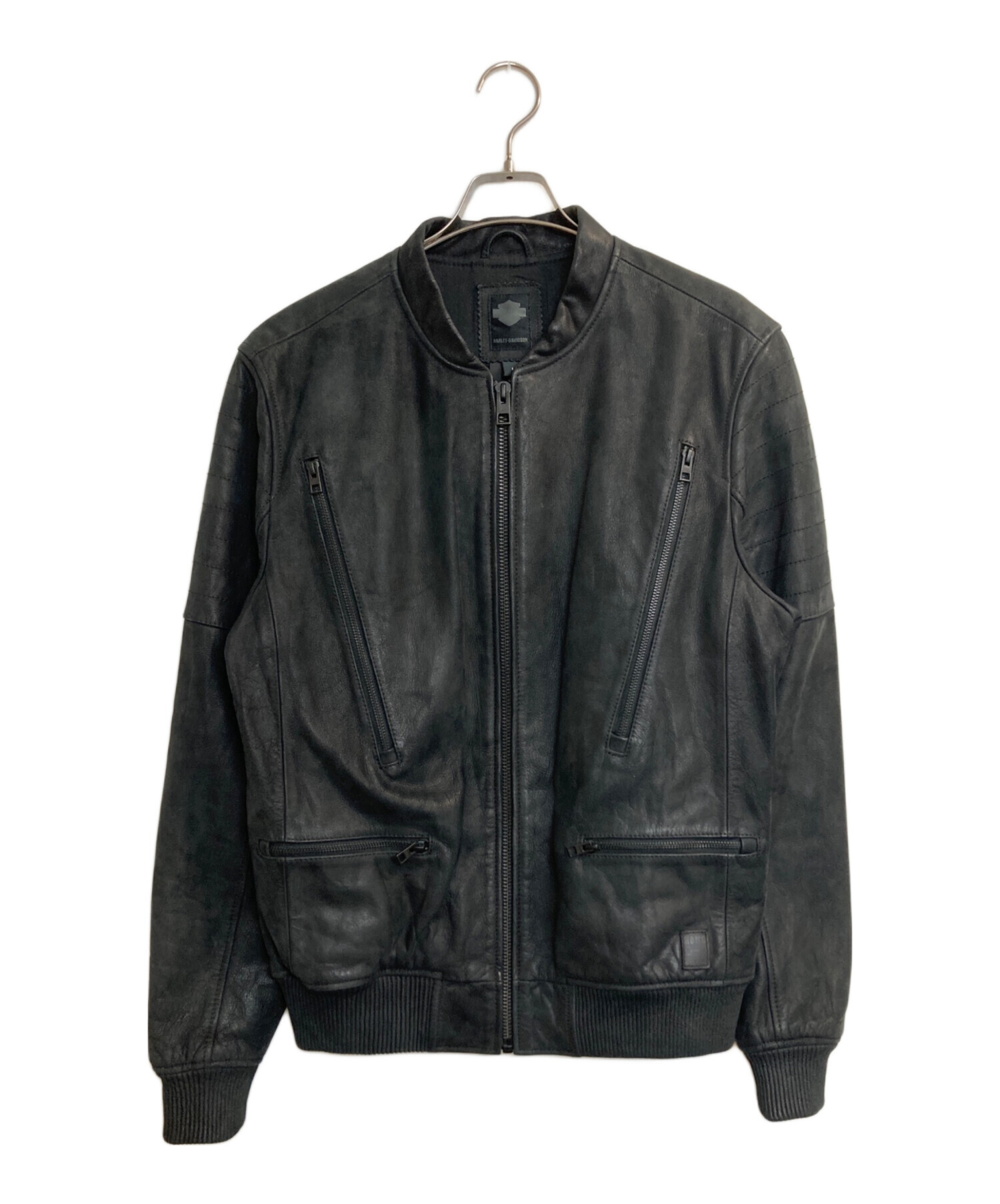 HARLEYライダースジャケット 中古・古着通販】HARLEY-DAVIDSON (ハーレーダビッドソン