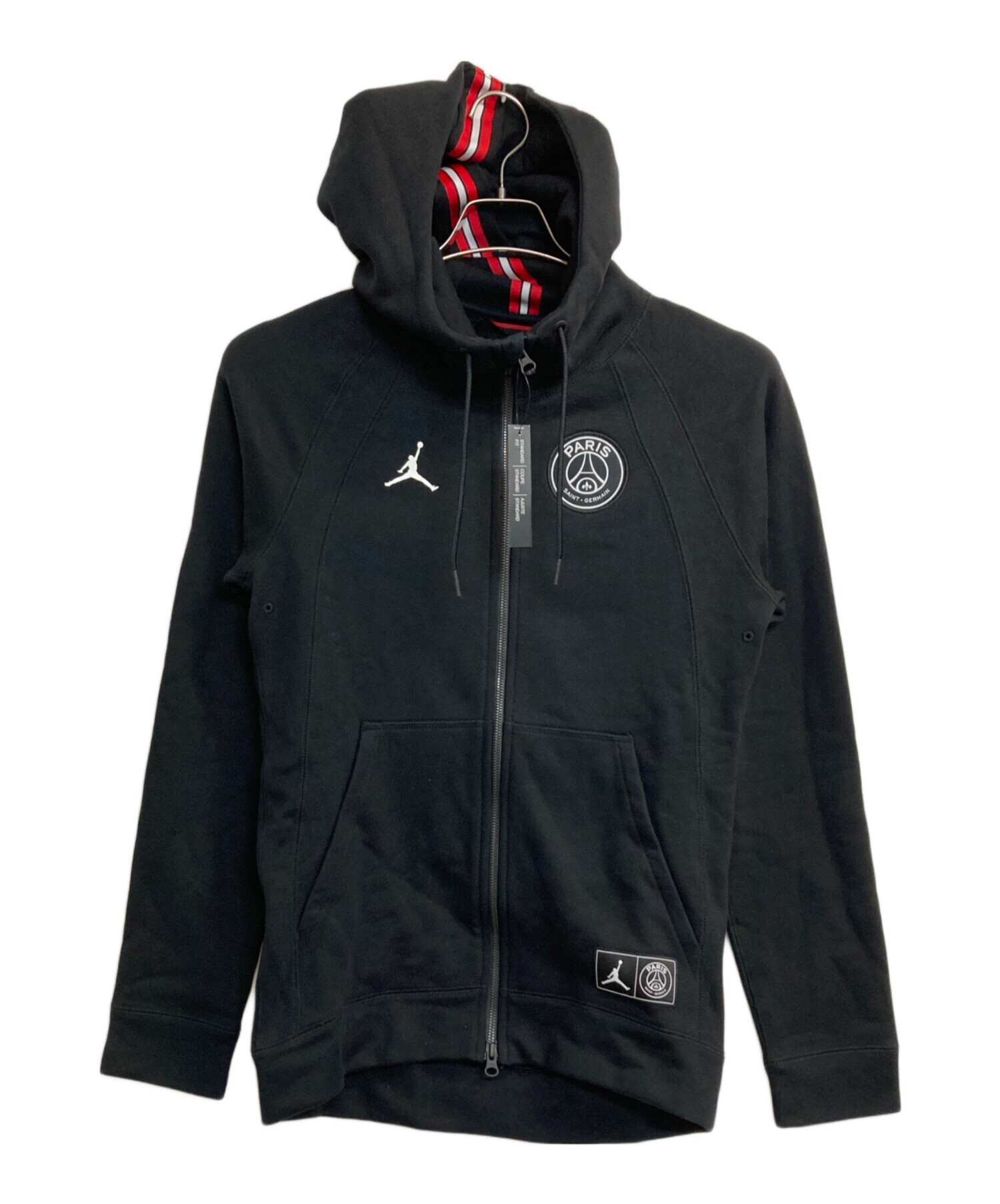 パリサンジェルマン　ジョーダン　Jordan パーカー PARIS 黒 未開封 中古・古着通販】PARIS SAINT-GERMAIN (パリサンジェルマン) JORDAN