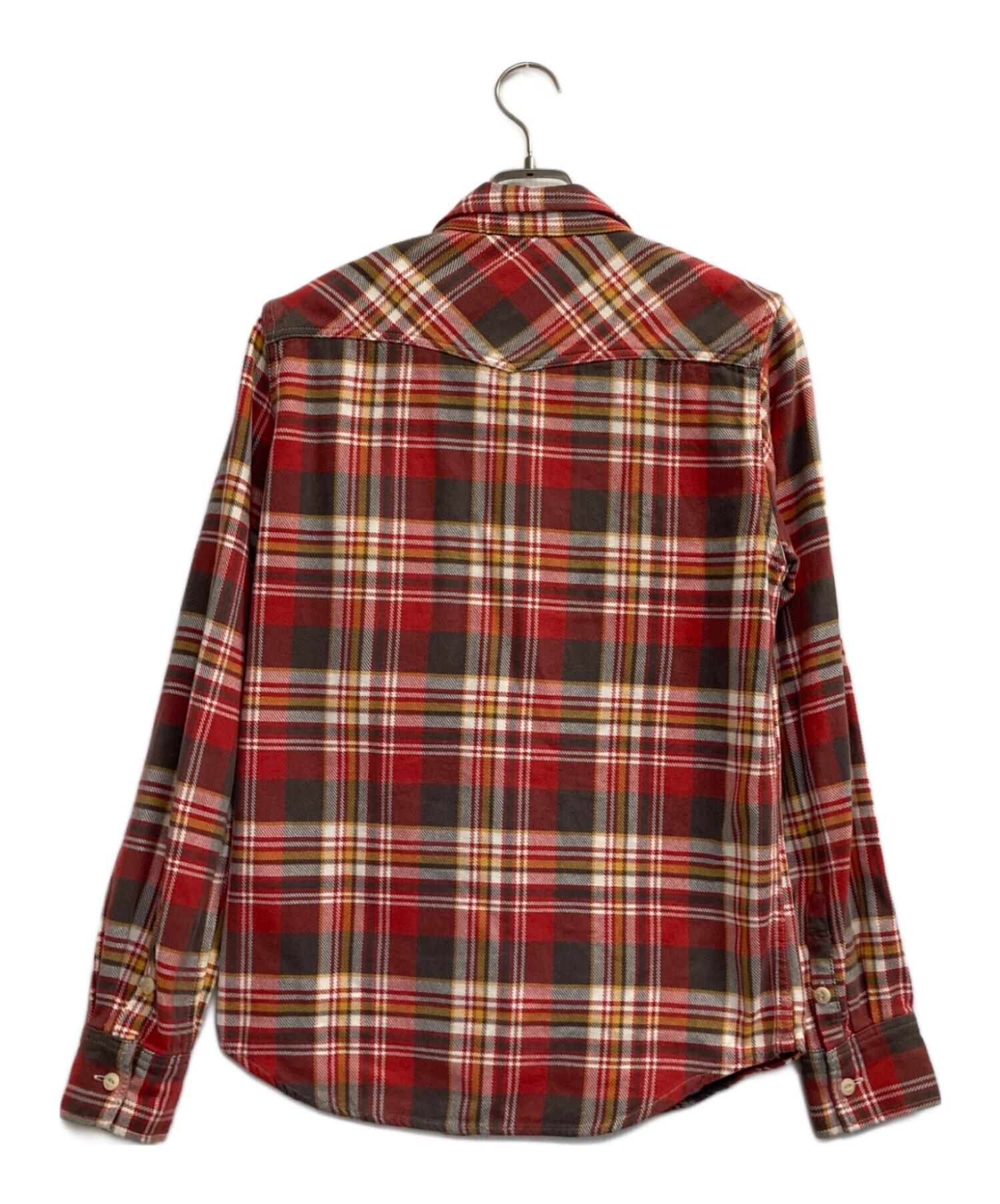 中古・古着通販】REMI RELIEF (レミレリーフ) チェックシャツ レッド 
