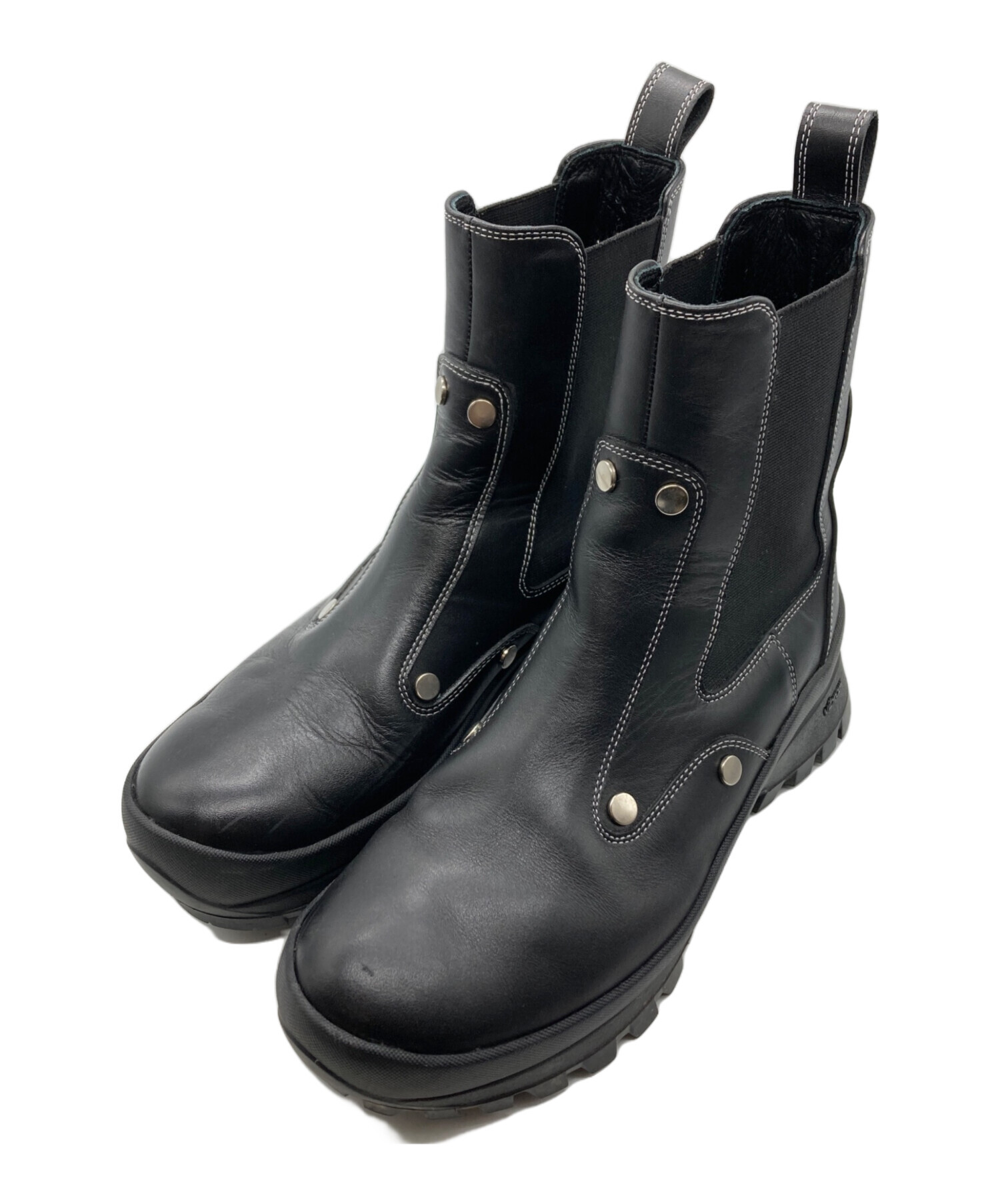 中古・古着通販】OAO (オーエーオー) LES ARCS BOOTS ブラック サイズ 