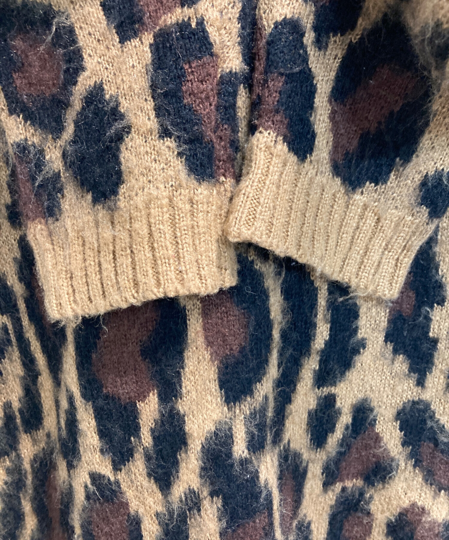 PENNEY'S レオパード柄 中古・古着通販】pennys (ペニーズ) レオパードニットカーディガン