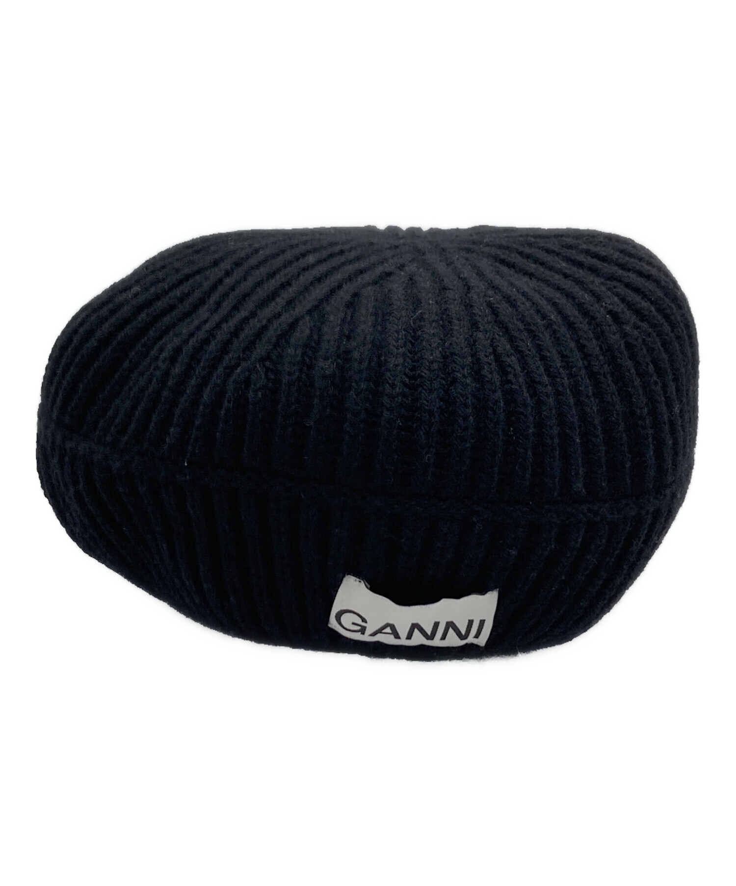 中古・古着通販】Ganni (ガニー) ニット帽 ブラック｜ブランド・古着
