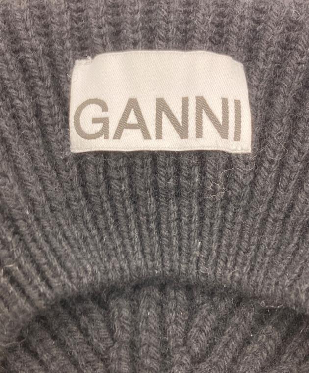 中古・古着通販】Ganni (ガニー) ニット帽 ブラック｜ブランド・古着