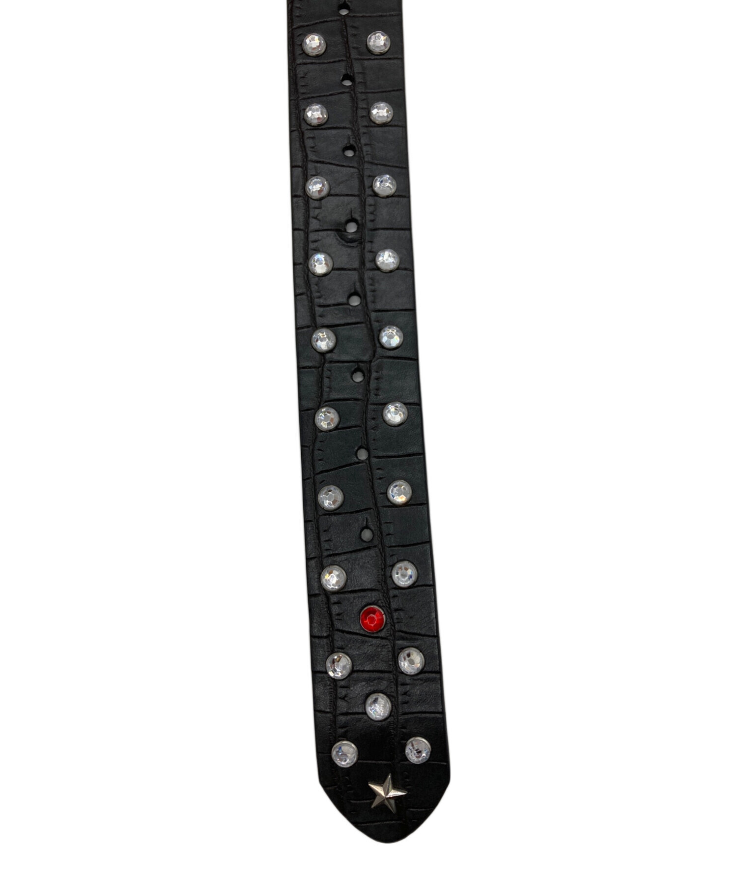 中古・古着通販】Noremid (ノーリミッド) スタッズベルト ブラック