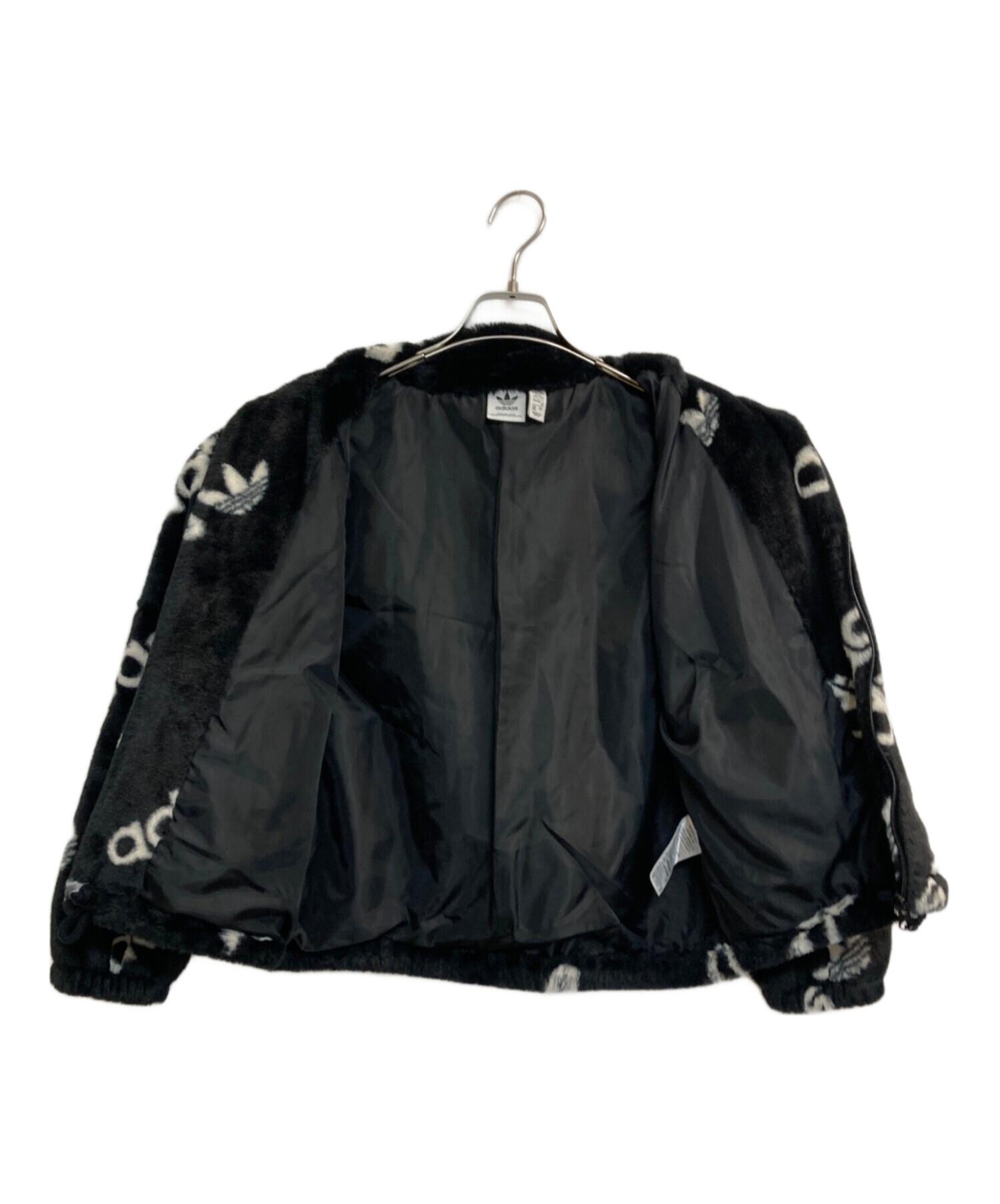 中古・古着通販】adidas (アディダス) ロゴフェイクファージャケット