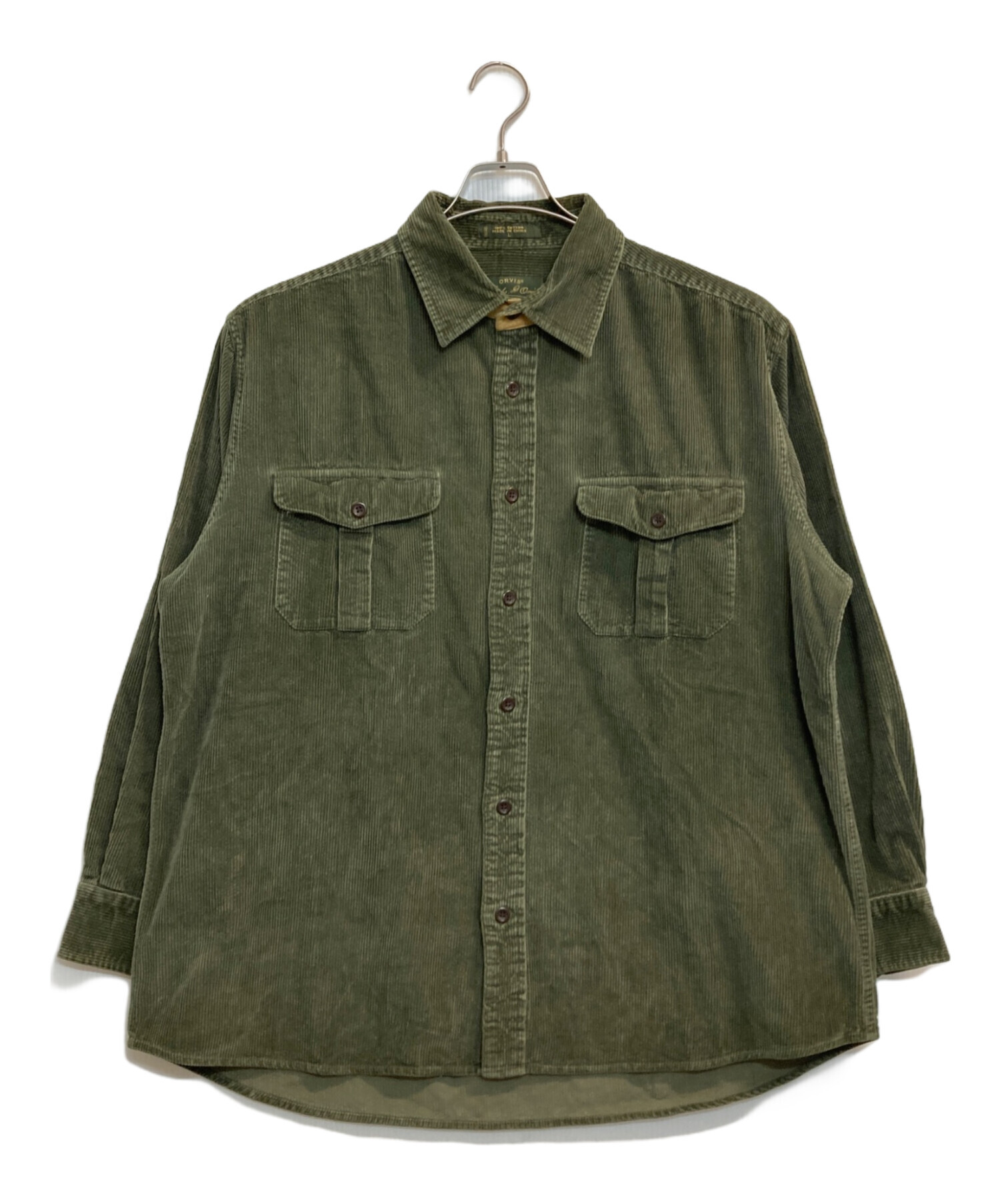中古・古着通販】orvis (オービス) エルボーパッチコーデュロイシャツ