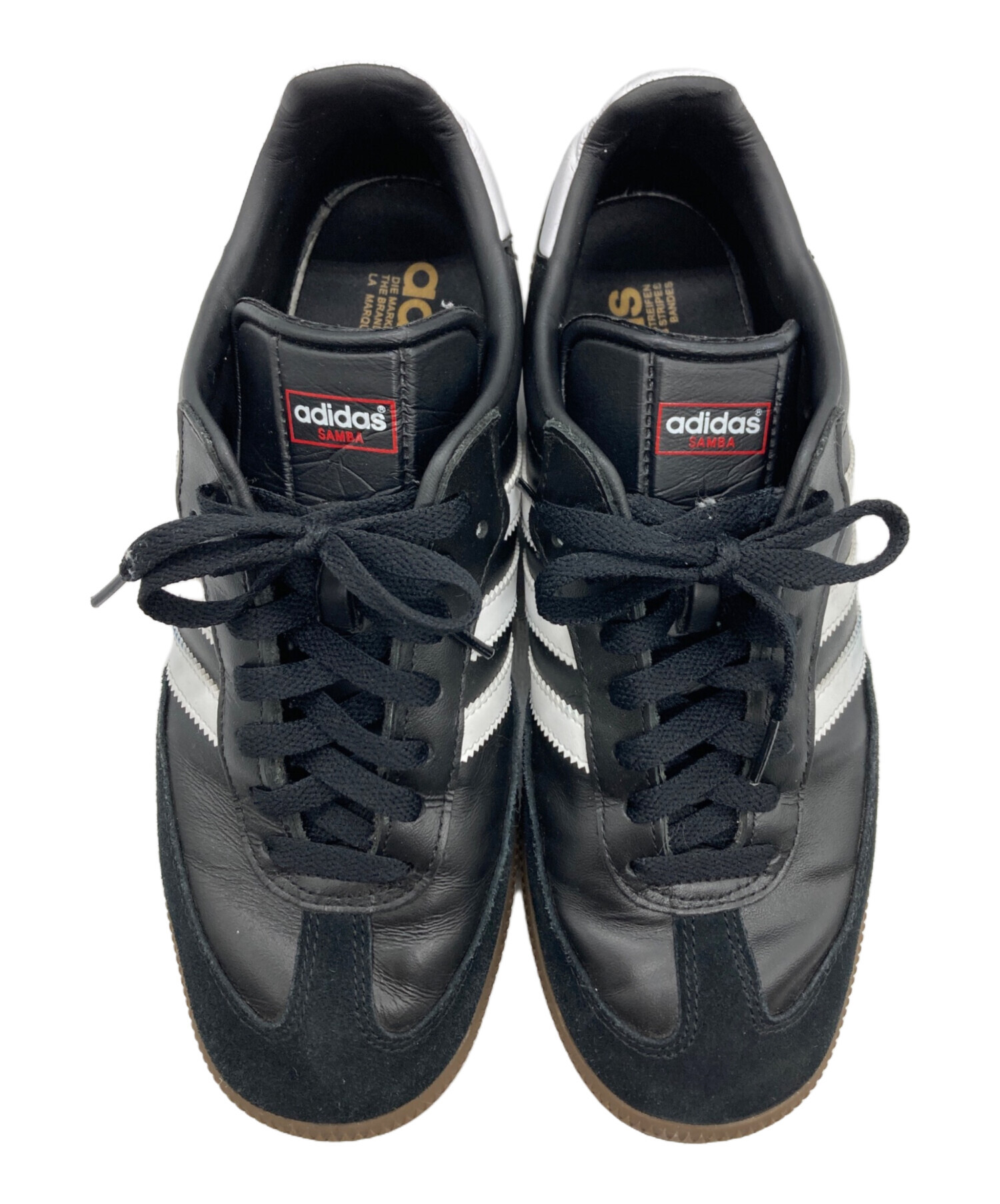 中古・古着通販】adidas (アディダス) Samba Leather ブラック サイズ