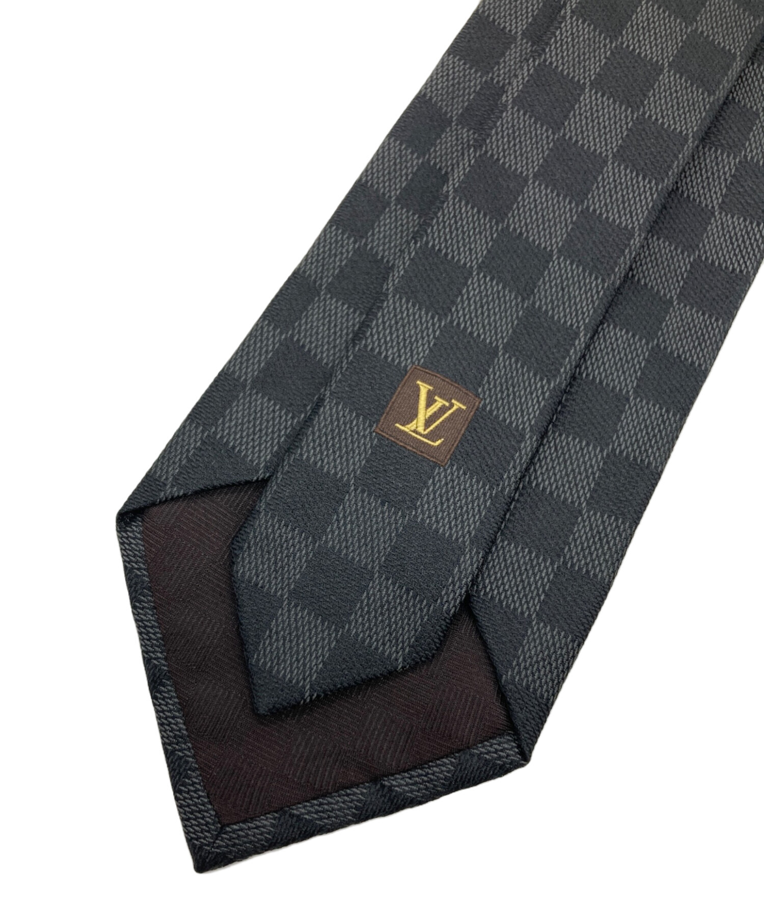 中古・古着通販】LOUIS VUITTON (ルイ ヴィトン) ダミエ・ネクタイ 中古・古着通販】LOUIS VUITTON (ルイ ヴィトン) ダミエ・ネクタイ