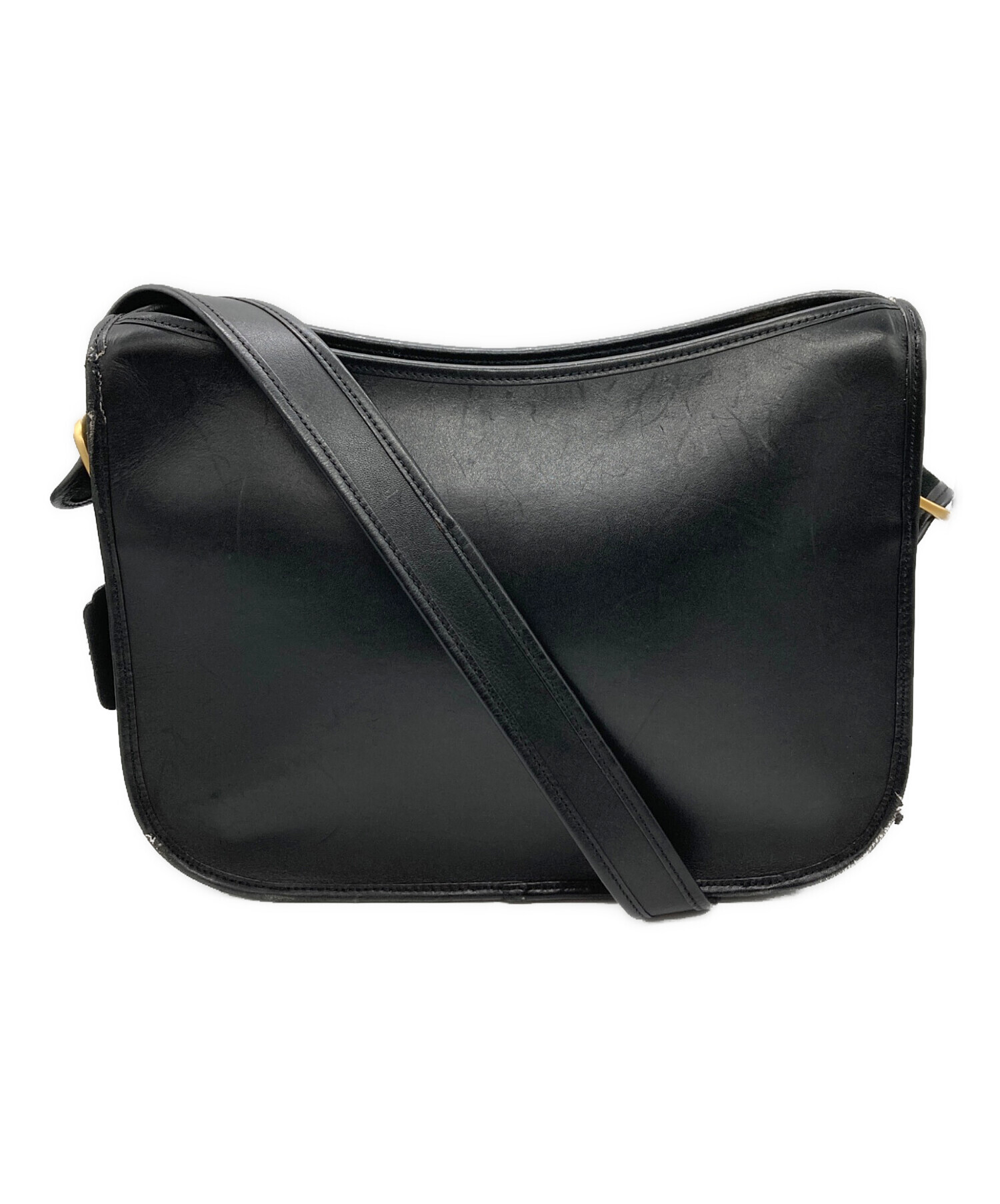 中古・古着通販】COACH (コーチ) クラブタンレザーショルダーバッグ